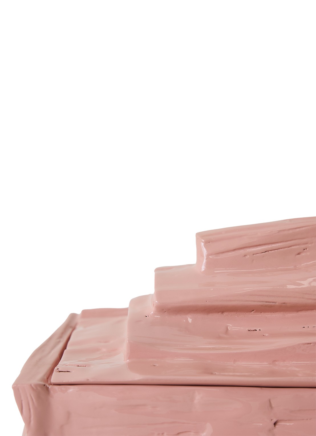 HKliving Teun Zwets opbergdoos 30 x 19 cm - detail roze