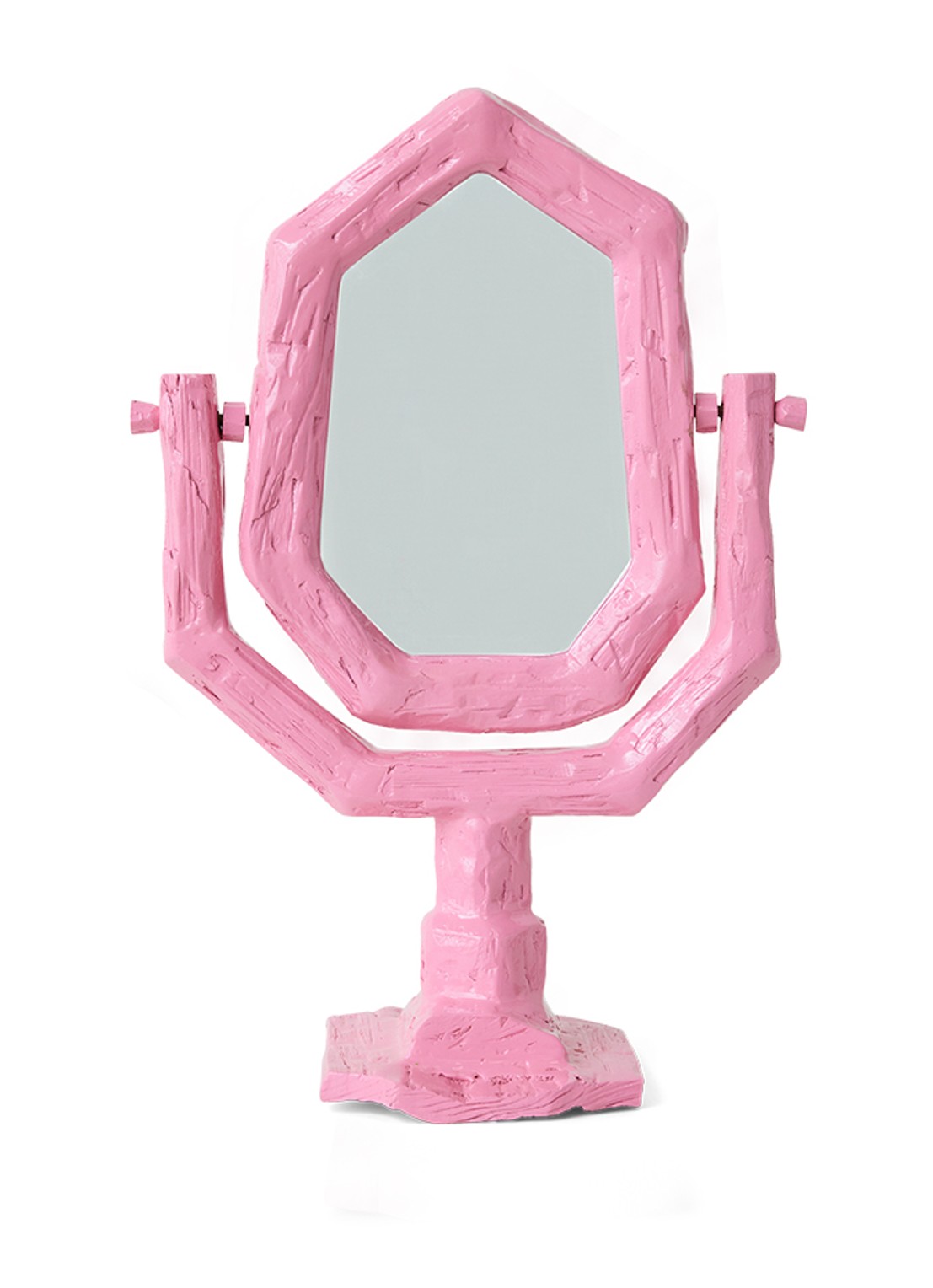 HKliving Teun Zwets spiegel 44 cm - voorkant roze