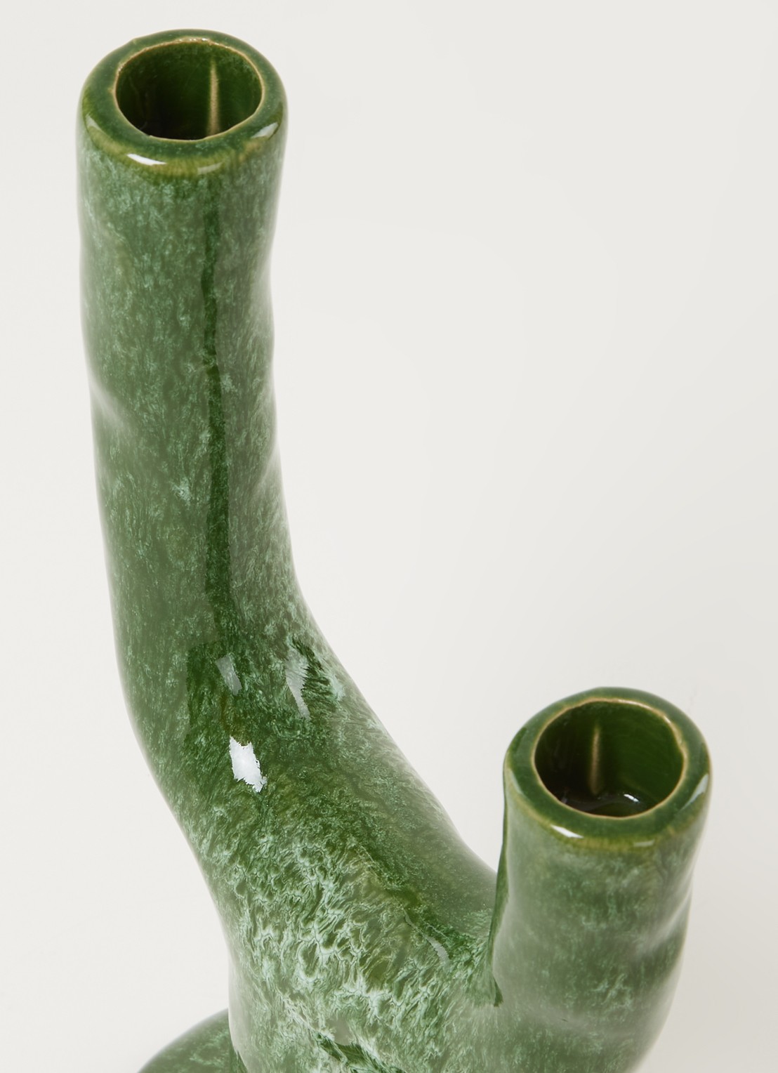 HKliving The Emeralds L kandelaar 27,5 cm - detail 3 groen