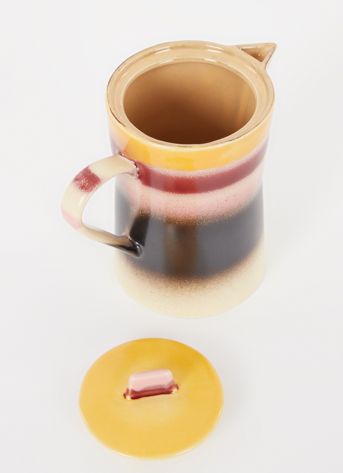 HKliving Theepot 1 liter - voorkant 2 rood