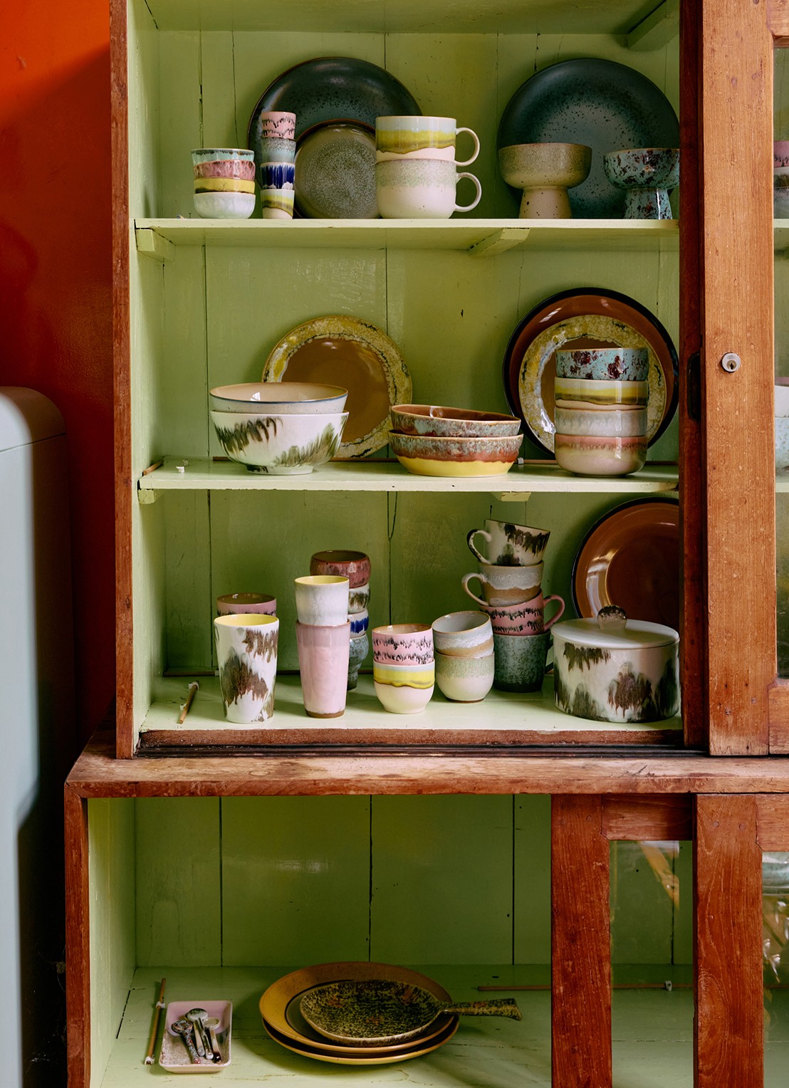 HKliving Tide mok - detail 5 groen