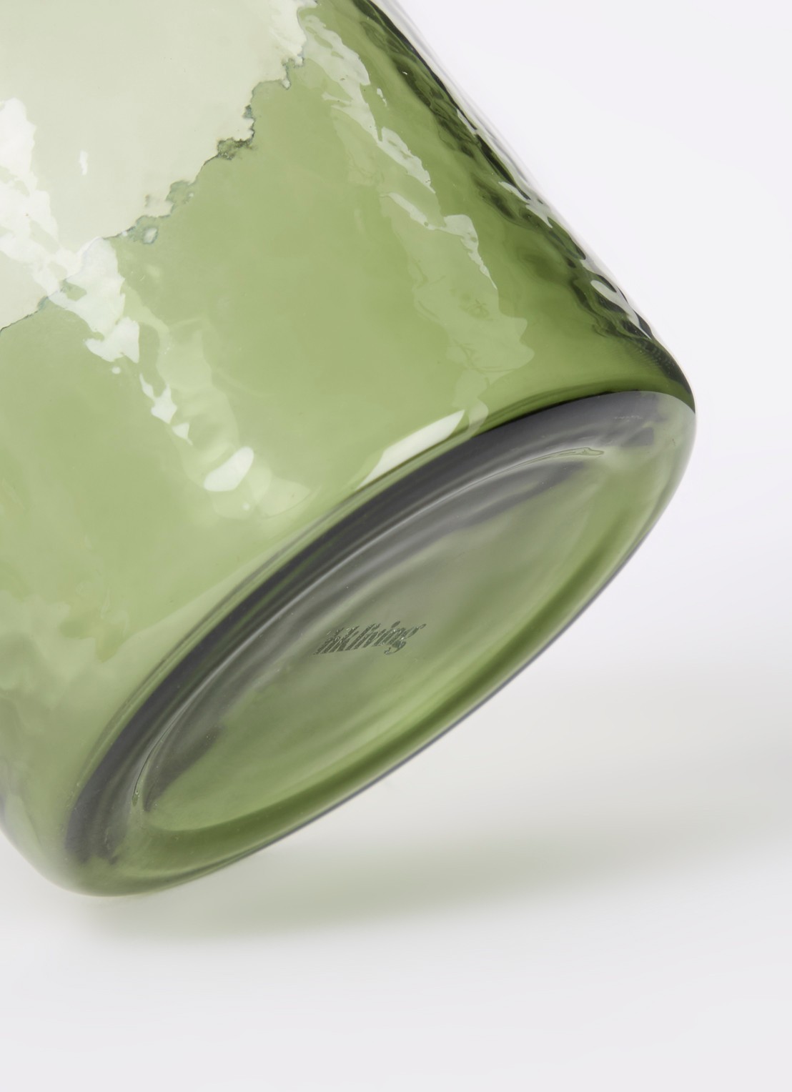 HKliving Tube drinkglas 25 cl - voorkant 2 groen