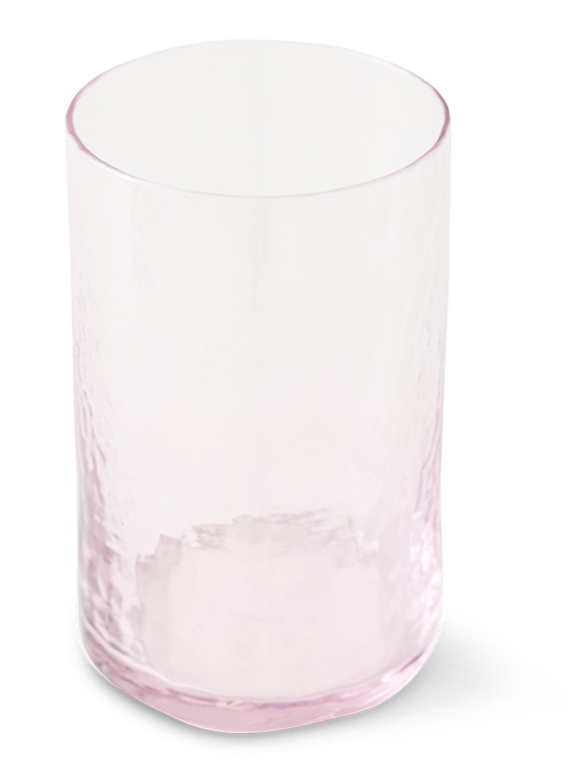 HKliving Tube longdrinkglas 40 cl - voorkant 2 zalmroze