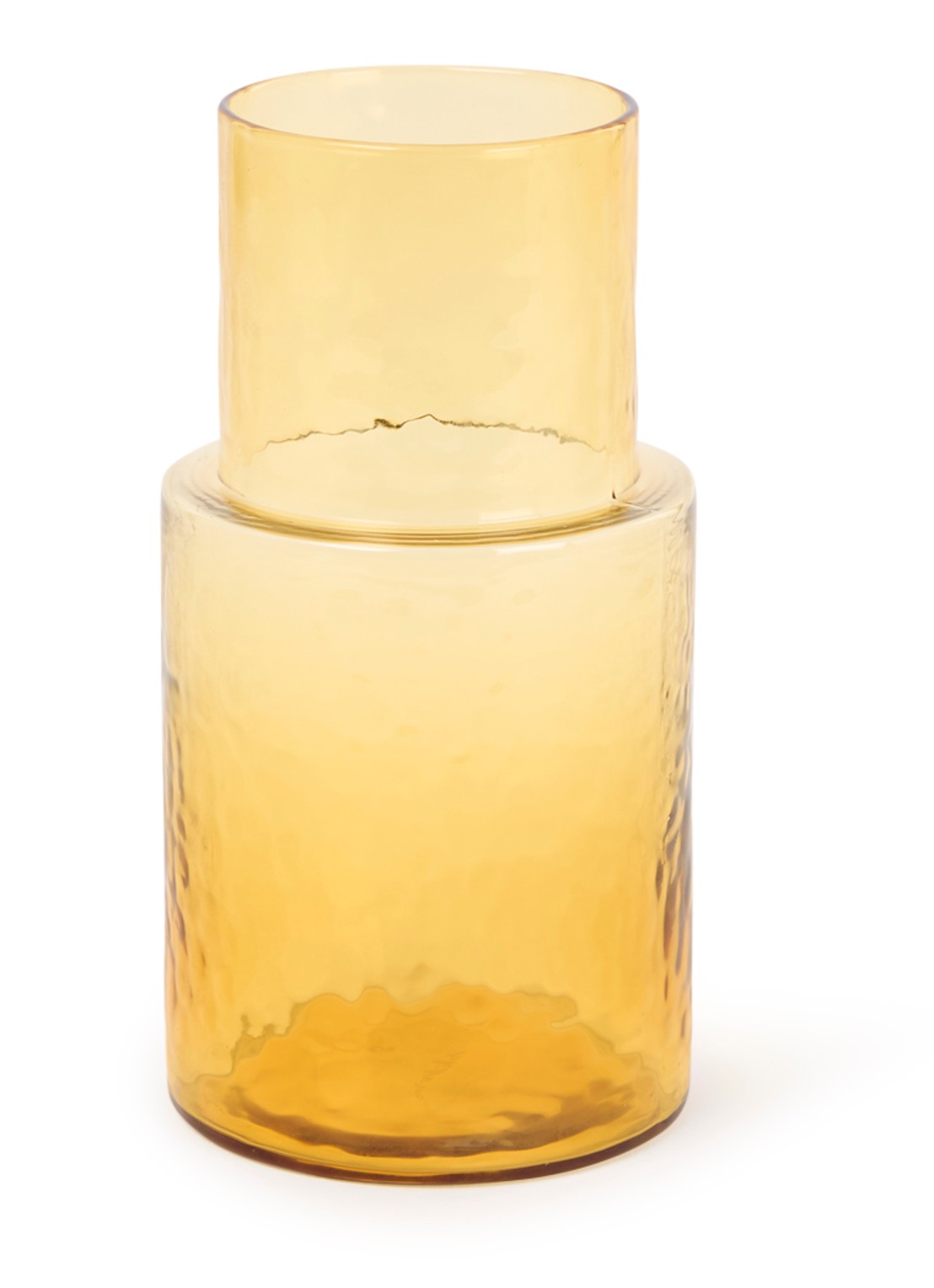 HKliving Tube waterkaraf 80 cl - voorkant oranjebruin