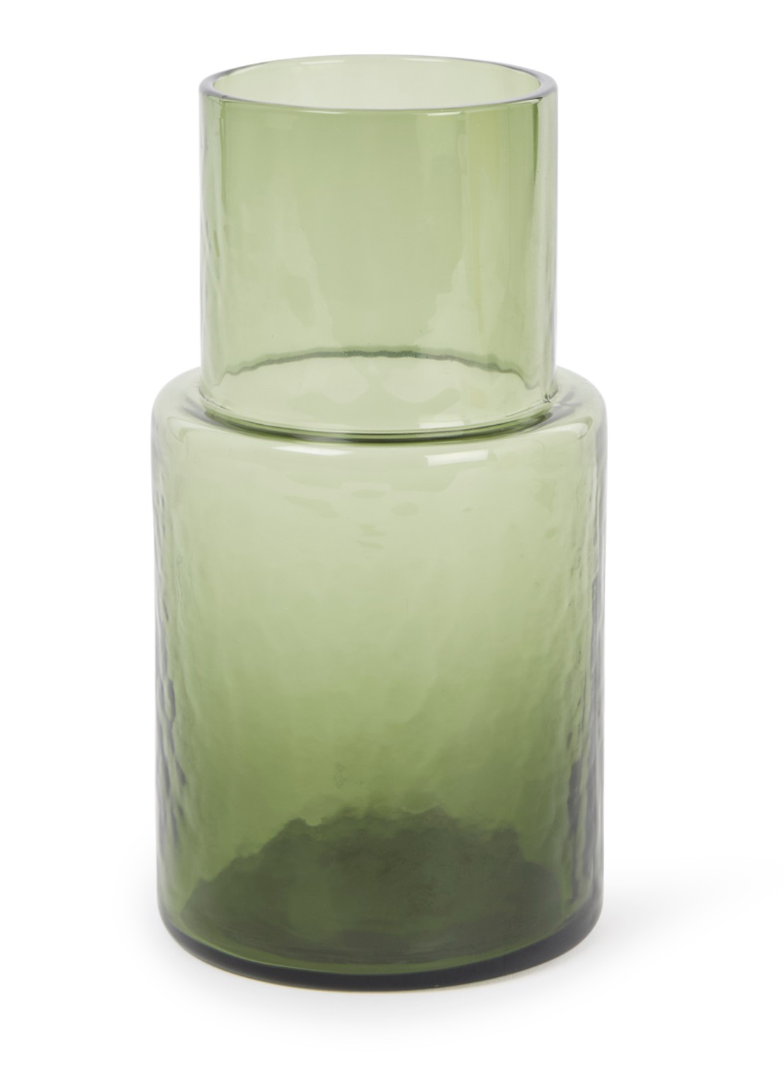 HKliving Tube waterkaraf 80 cl - voorkant olijfgroen