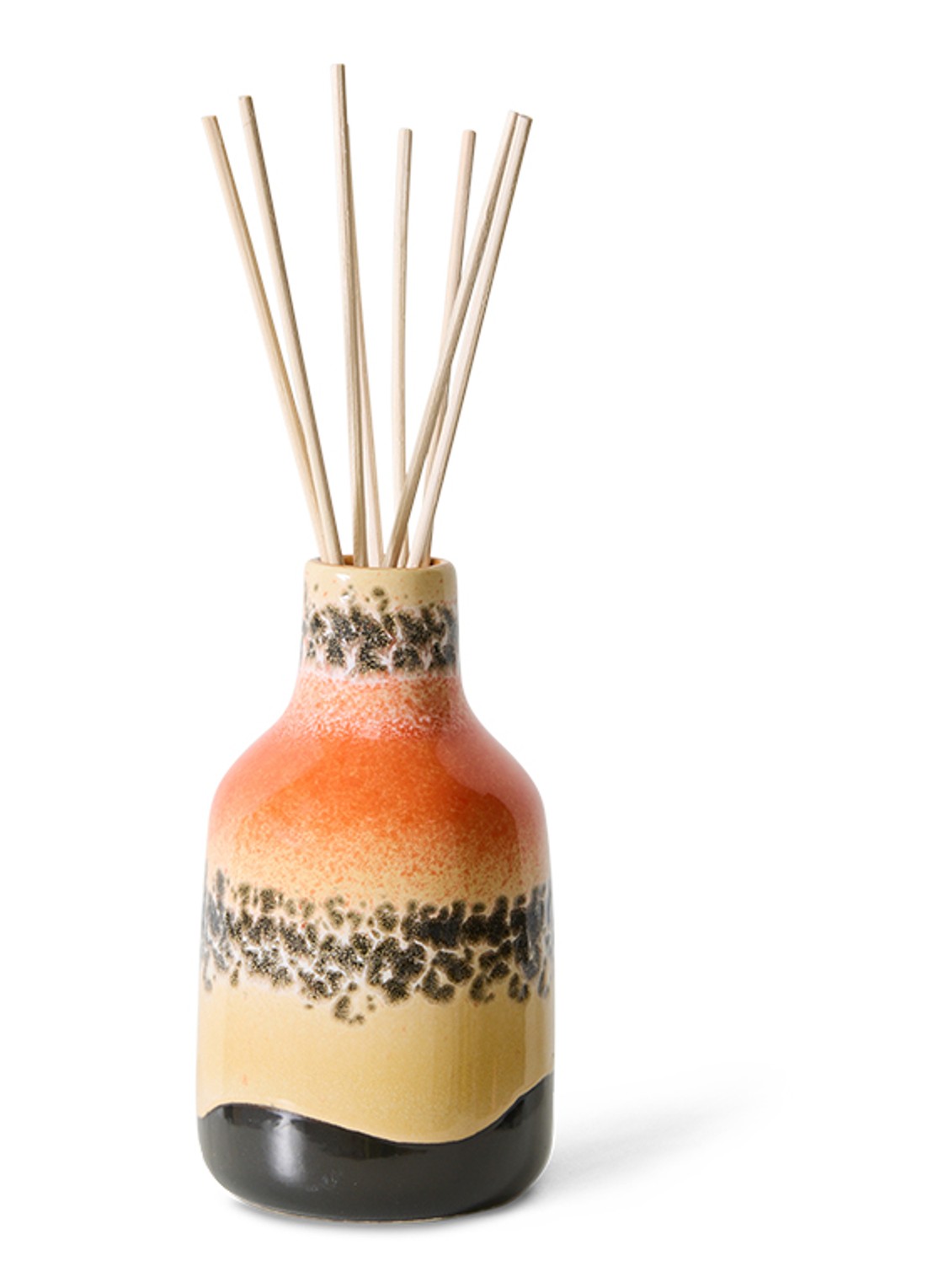 HKliving Tulum geurstokjes 200 ml - voorkant orange