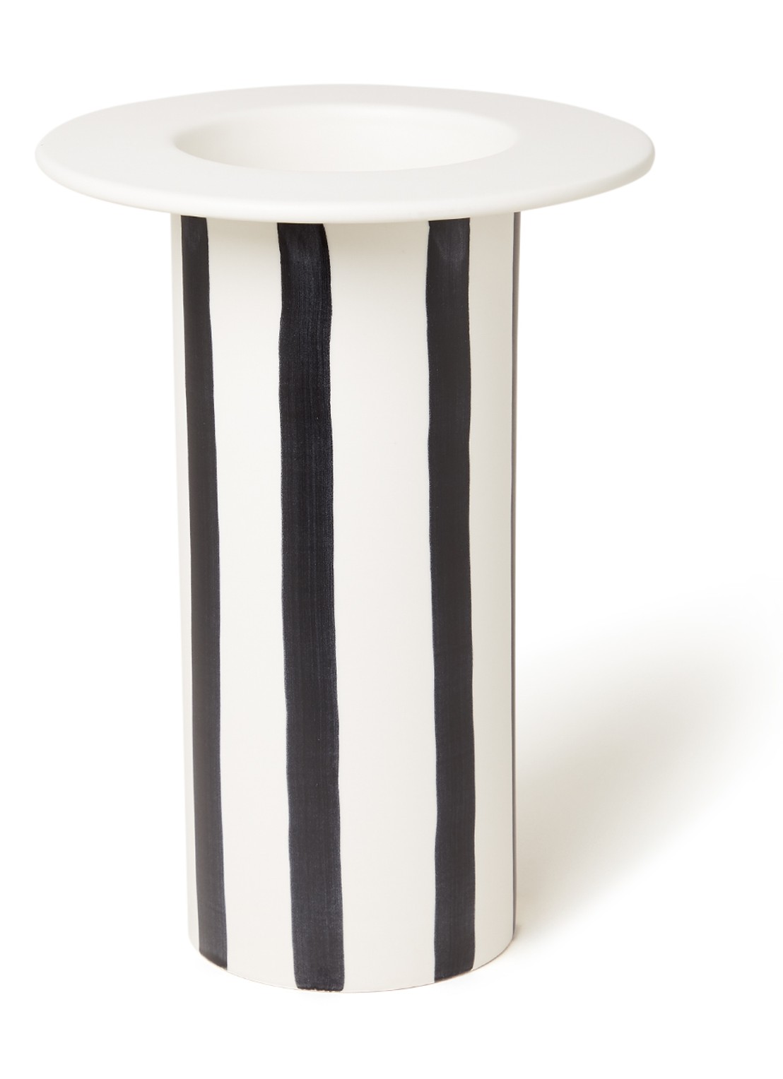 HKliving Vaas 25 cm - voorkant zwart