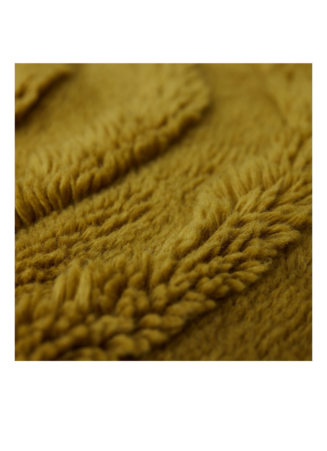 HKliving Vloerkleed  ø150 cm - detail olijfgroen