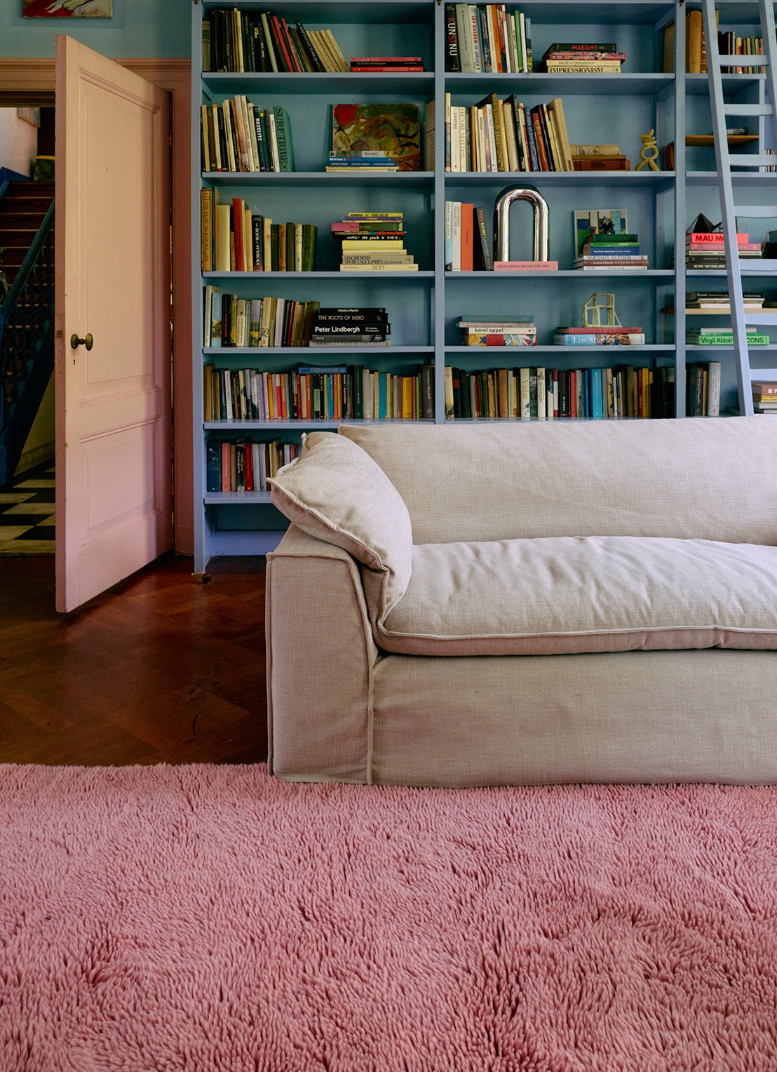 HKliving Vloerkleed 150 x 240 cm - detail 3 roze