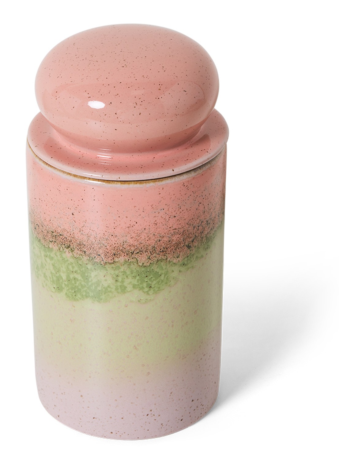 HKliving Voorraadpot 22,5 cm - voorkant 2 roze