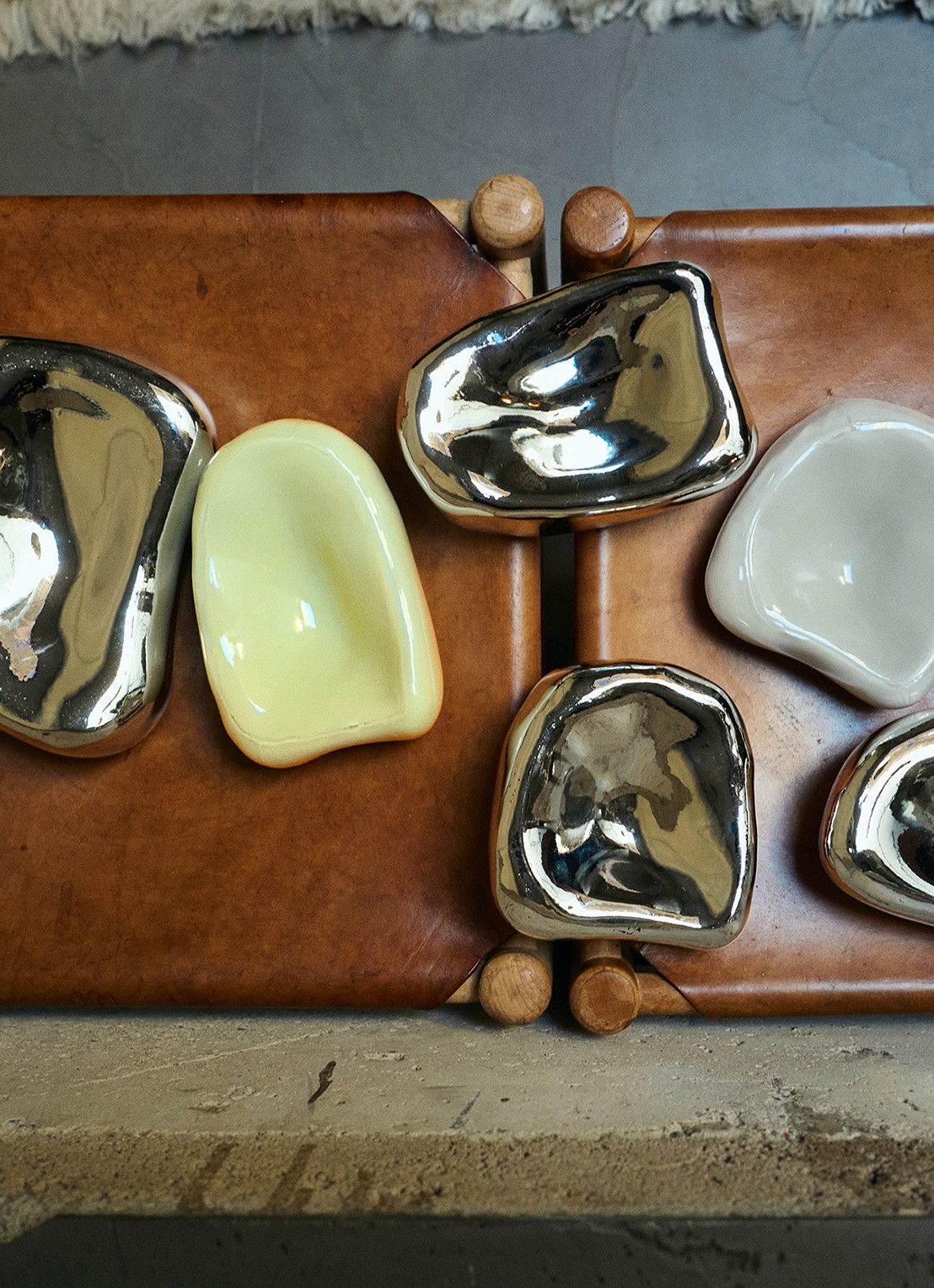 HKliving Wandelement 18 x 12,4 cm - detail gebroken wit