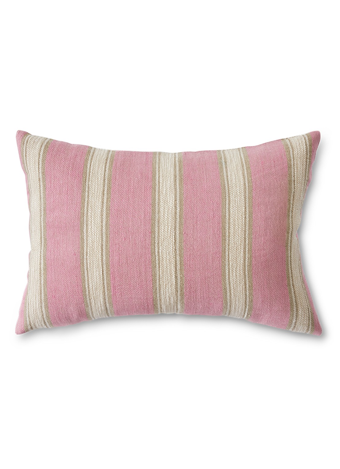 HKliving Woven Sierkussen 40 x 60 cm - voorkant roze