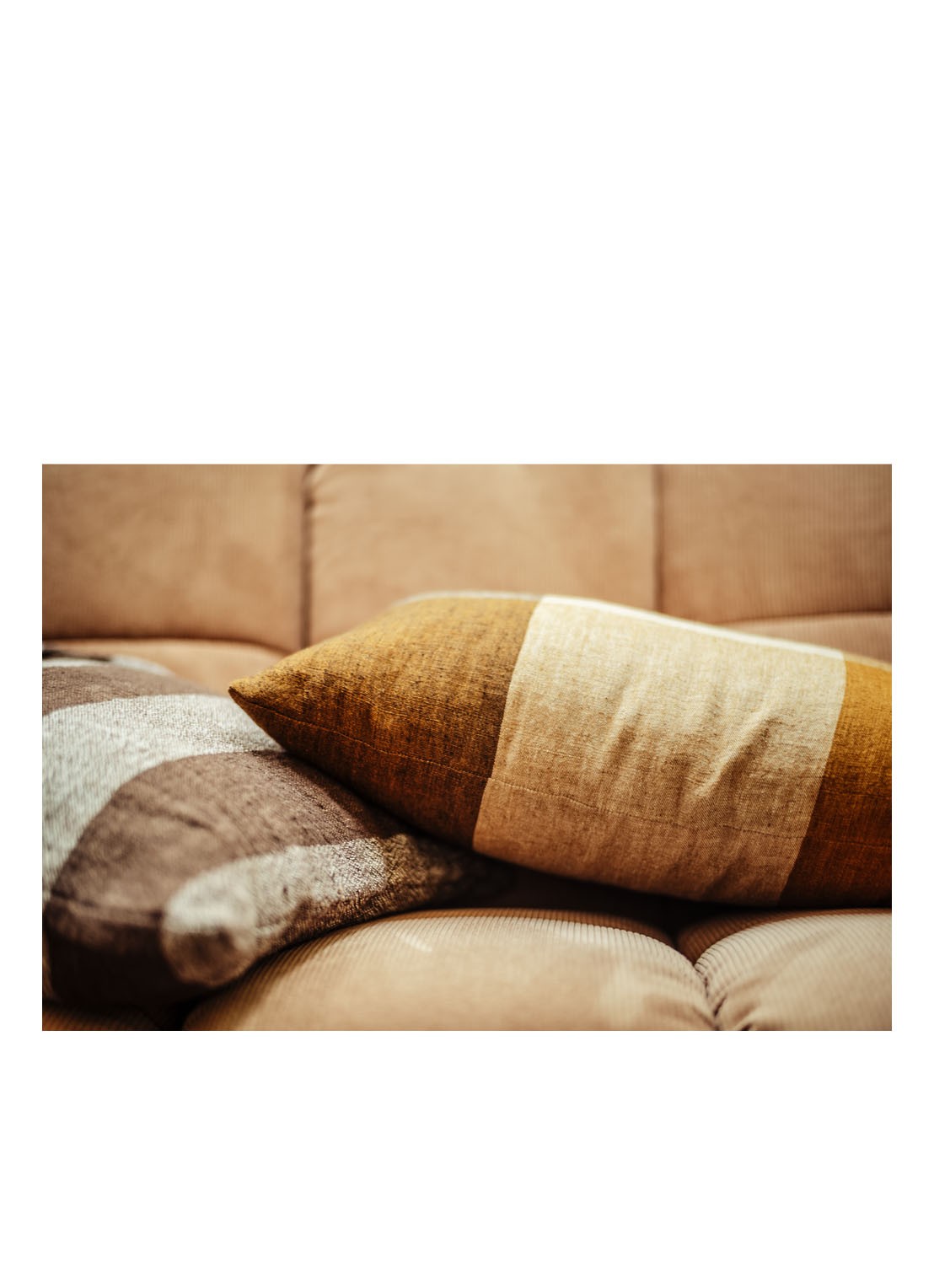 HKliving Woven sierkussen 50 x 50 cm - voorkant 3 multicolor