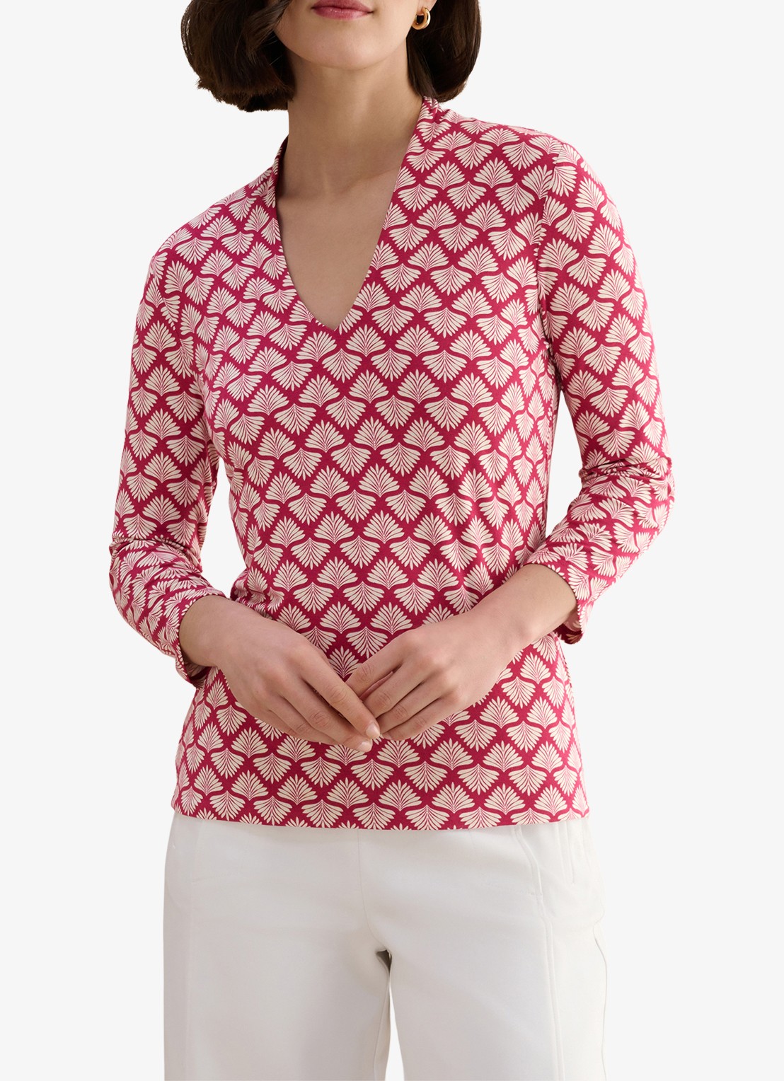 Hobbs Aimee printed top - detail 4 rood