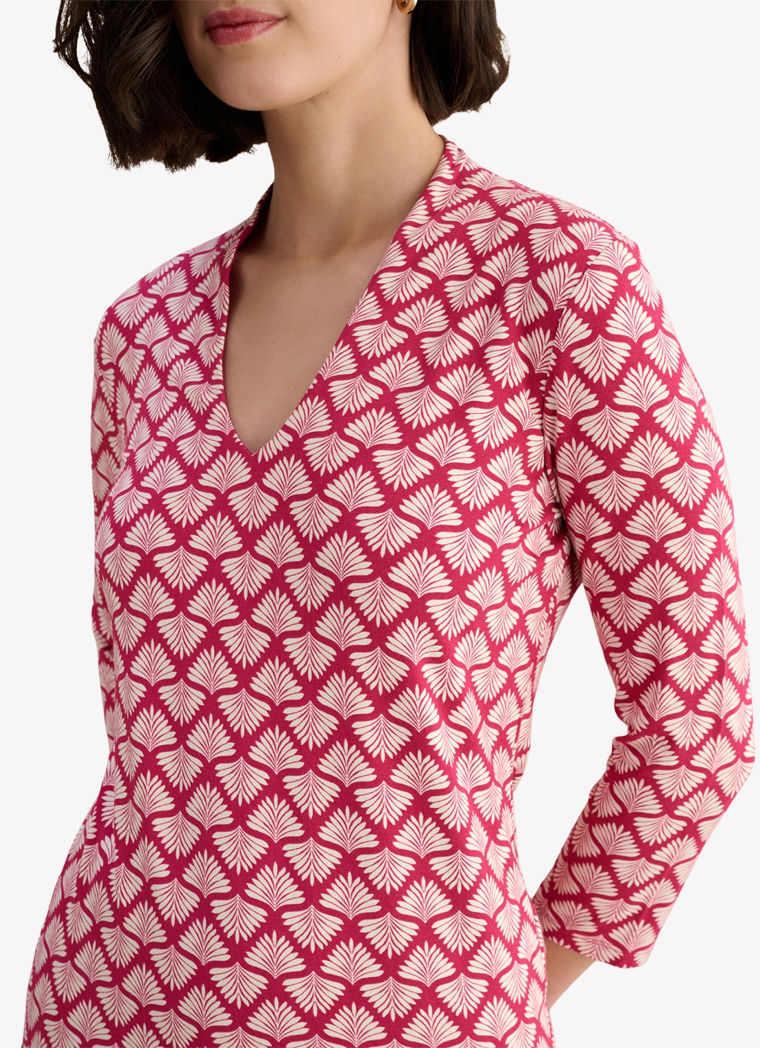 Hobbs Aimee printed top - detail 5 rood