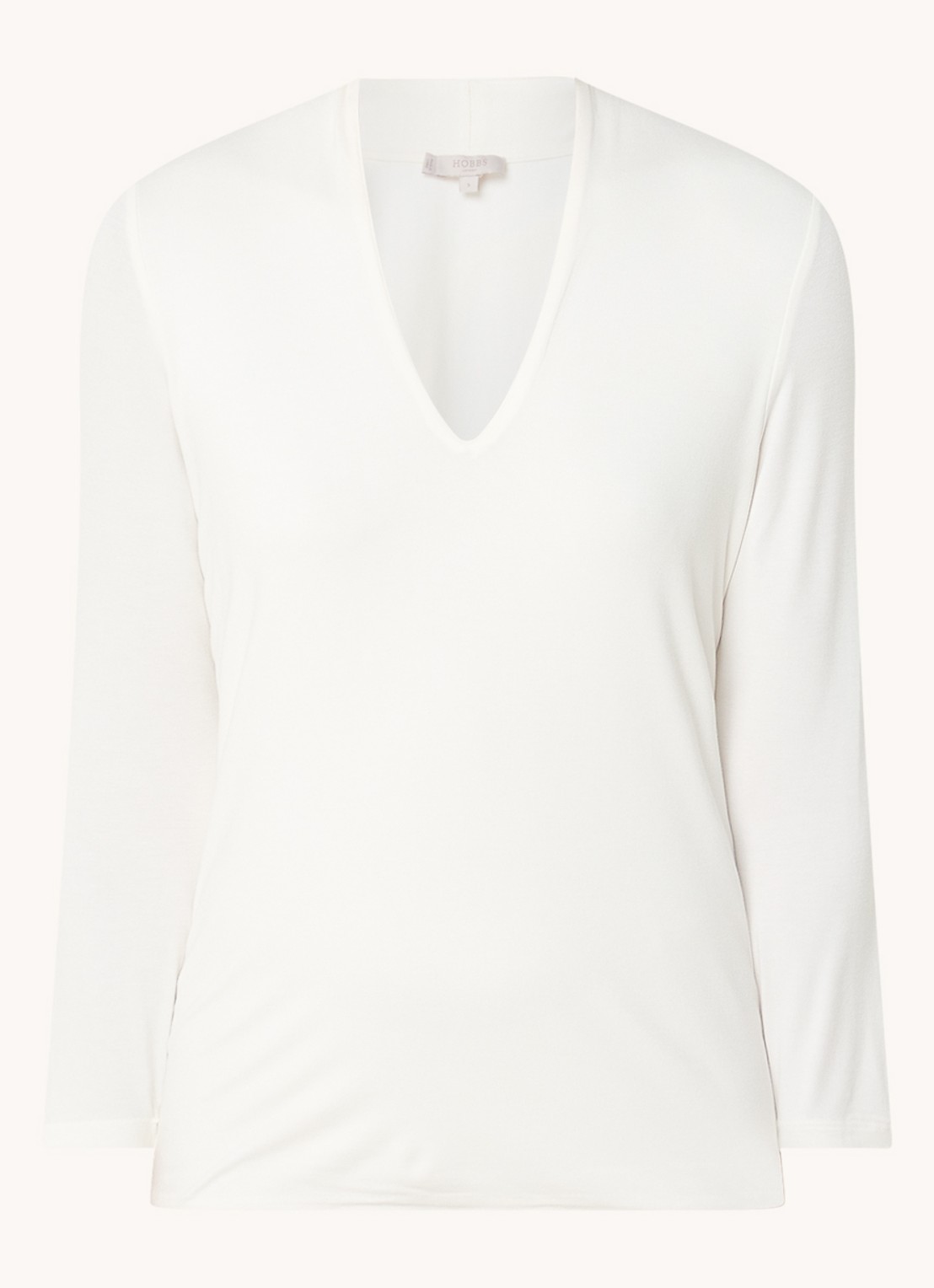 Hobbs AIMEE TOP - voorkant 3 gebroken wit