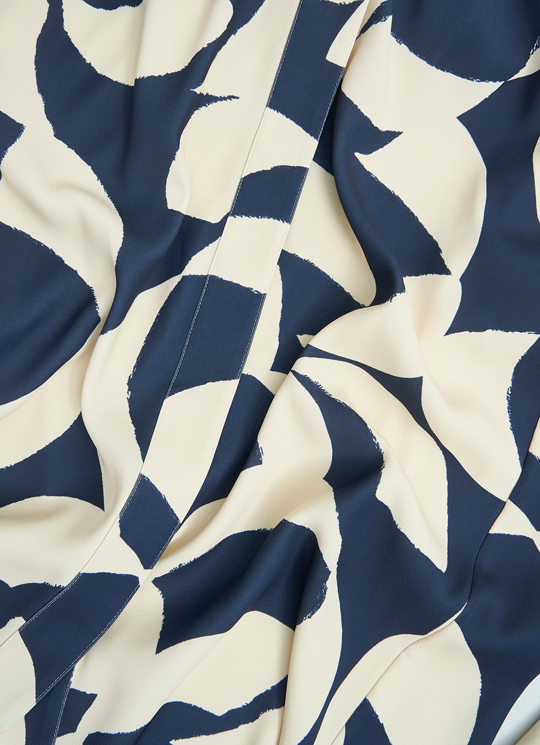 Hobbs Alisa blousejurk met strikceintuur - detail 6 blauw