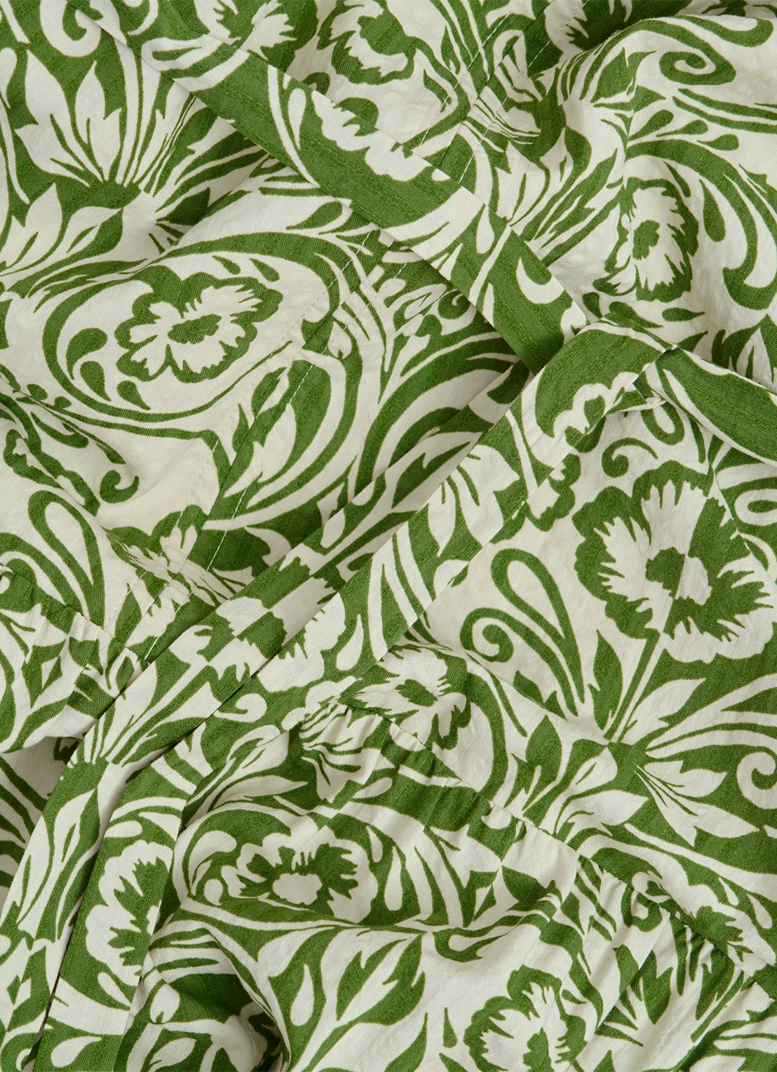 Hobbs Amaris midi tuniekjurk met bloemenprint - detail 6 groen