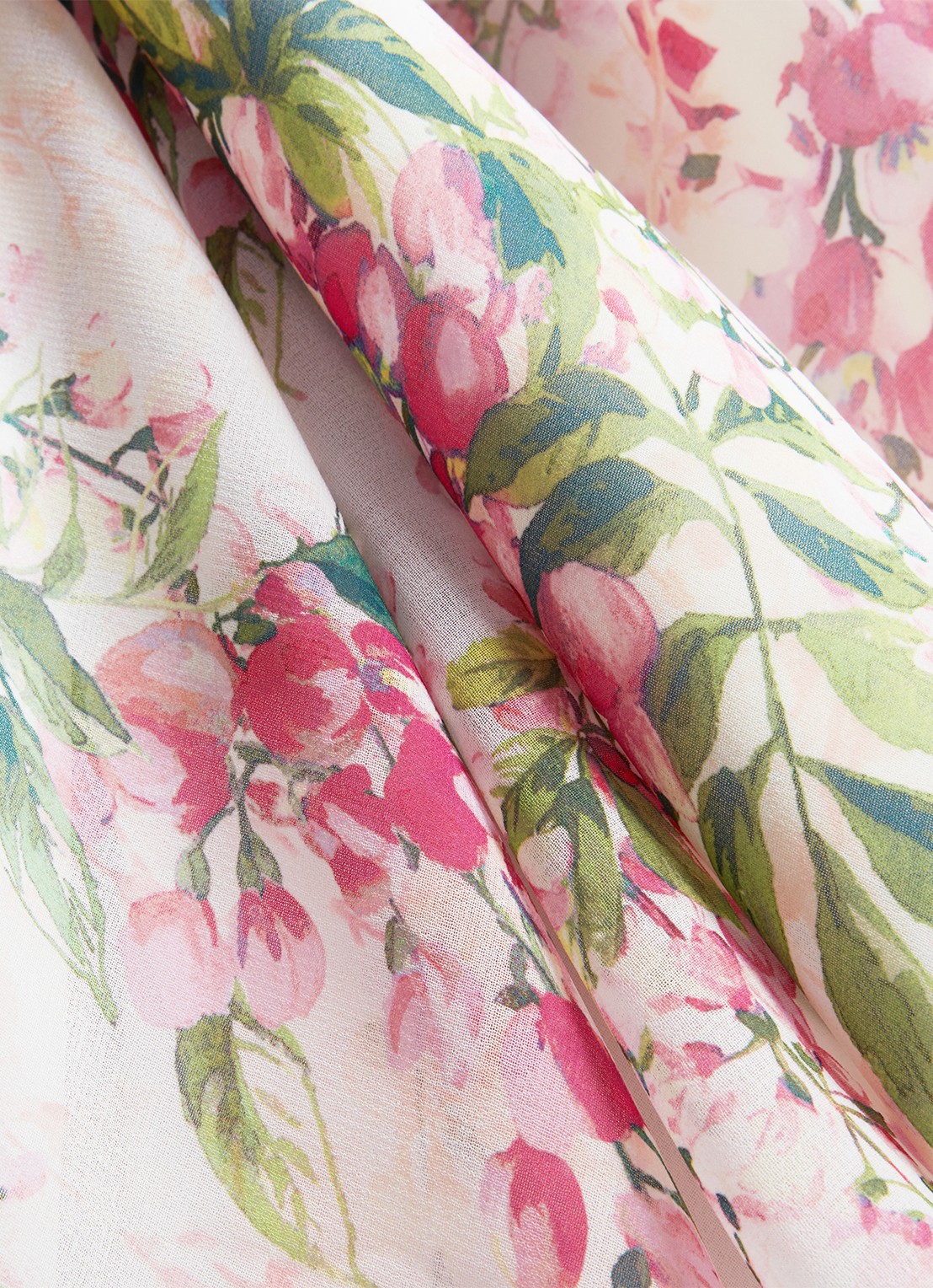 Hobbs Carly midi jurk met bloemenprint - detail 7 roze