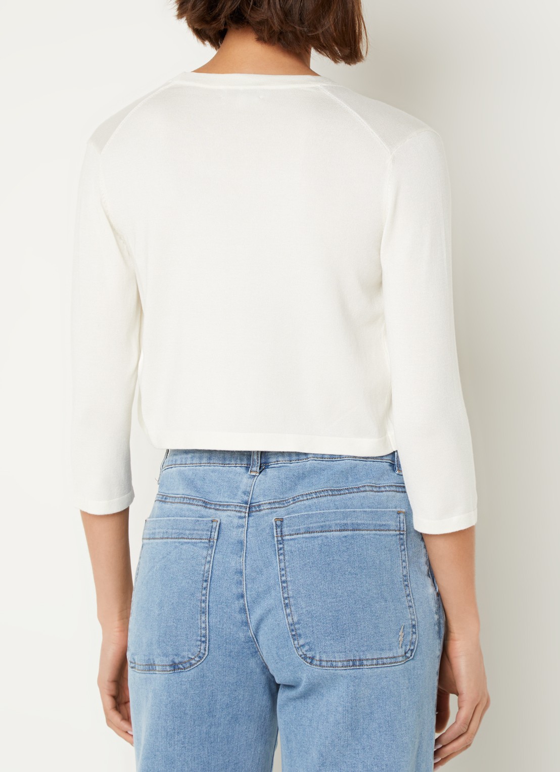 Hobbs Carrie bolero met stretch - achterkant 2 ivoor