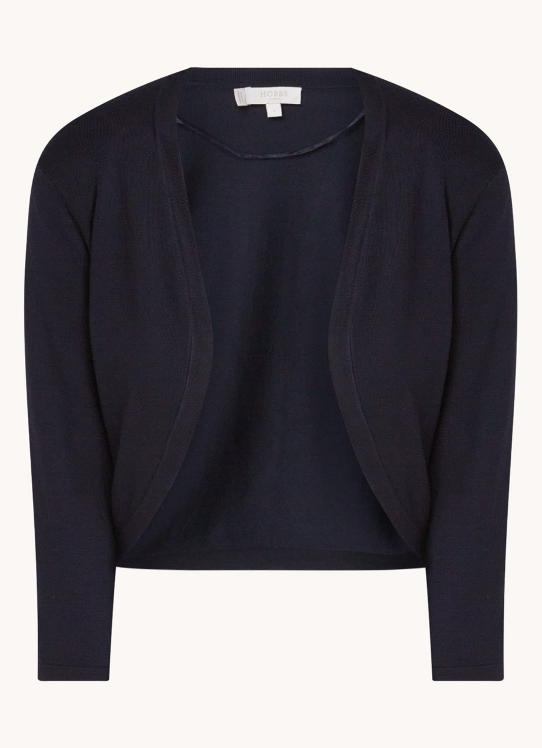 Hobbs Carrie bolero met stretch - voorkant 8 donkerblauw