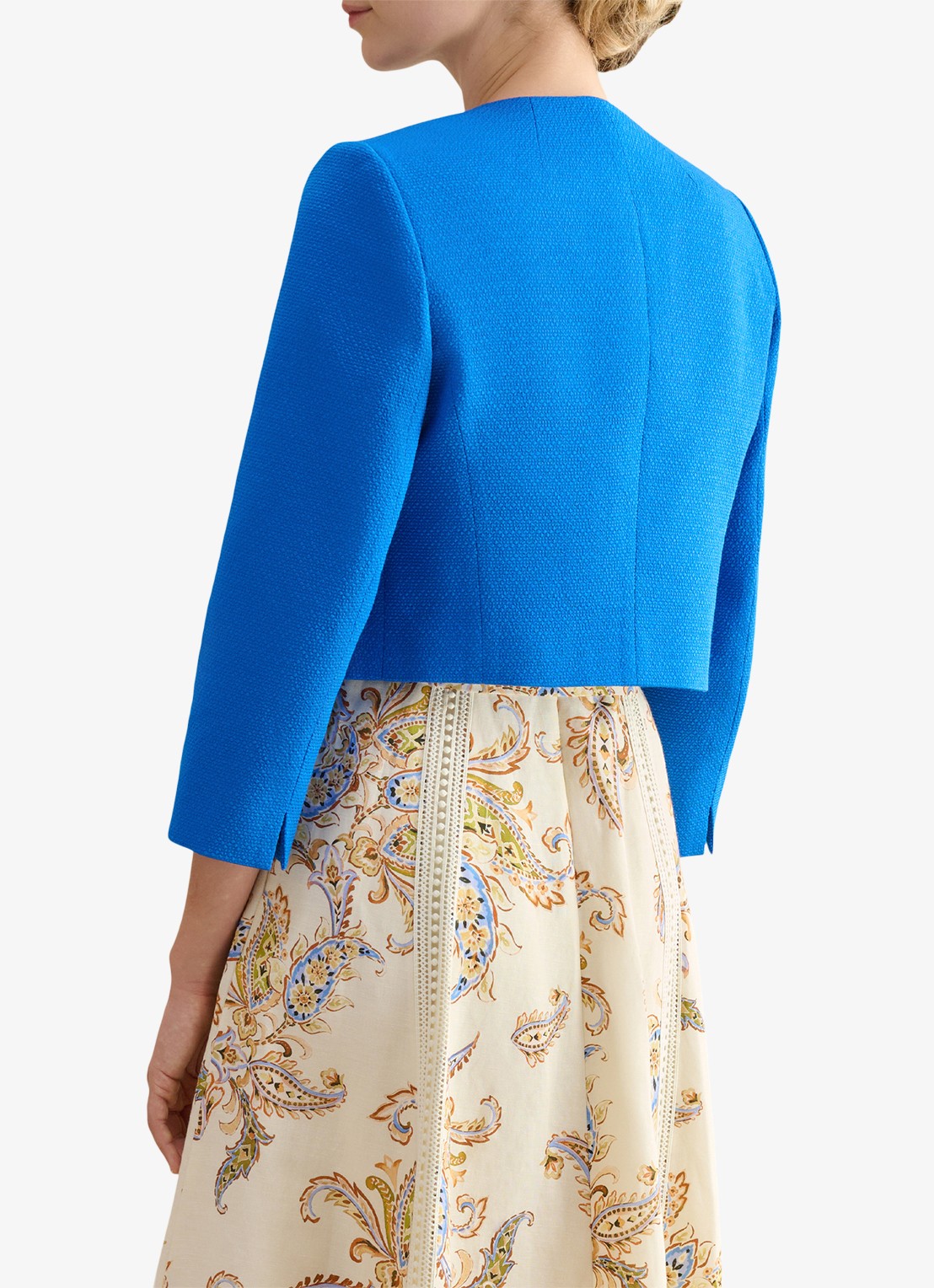 Hobbs Elize jack met structuur - achterkant blauw