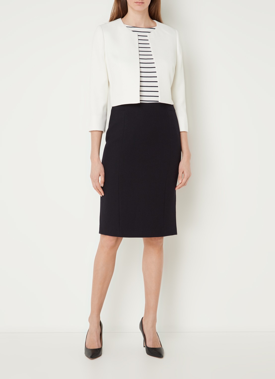 Hobbs ELIZE JACKET - voorkant 2 gebroken wit