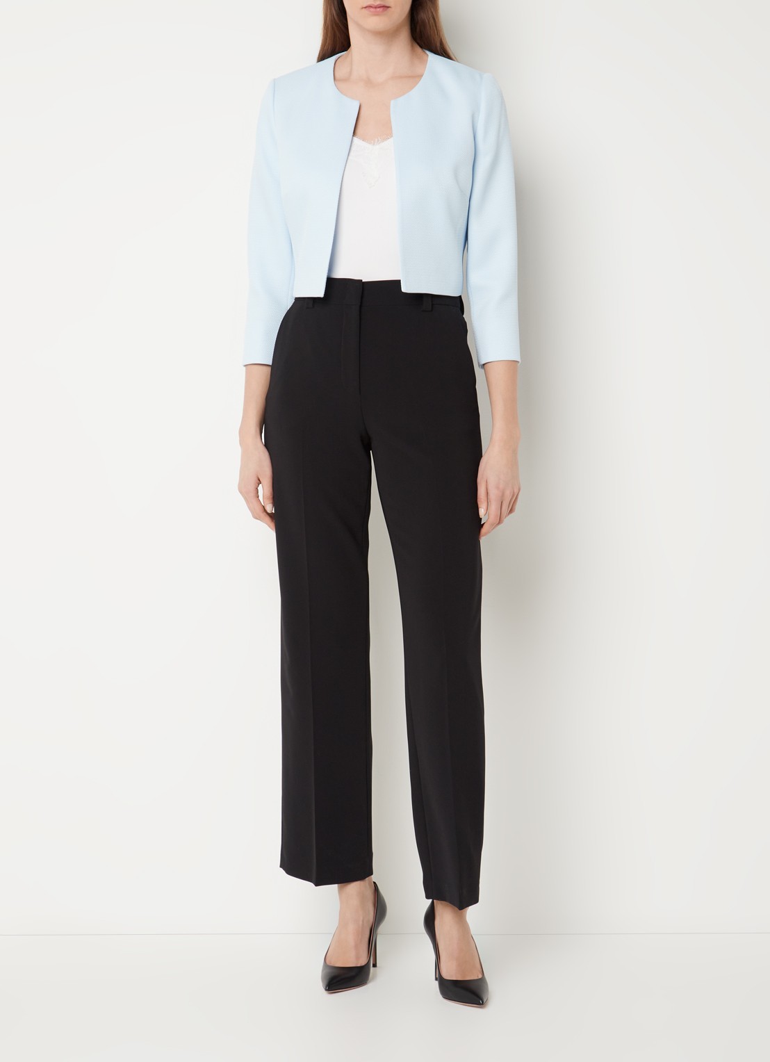 Hobbs ELIZE JACKET - voorkant 2 lichtblauw