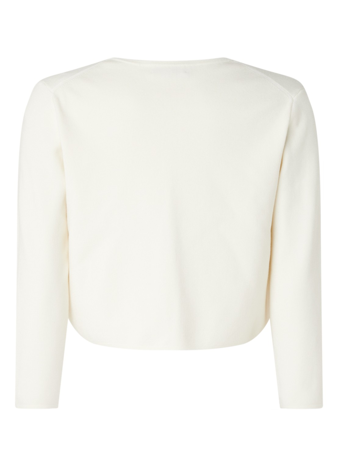 Hobbs Ella openvallende bolero - achterkant 2 gebroken wit