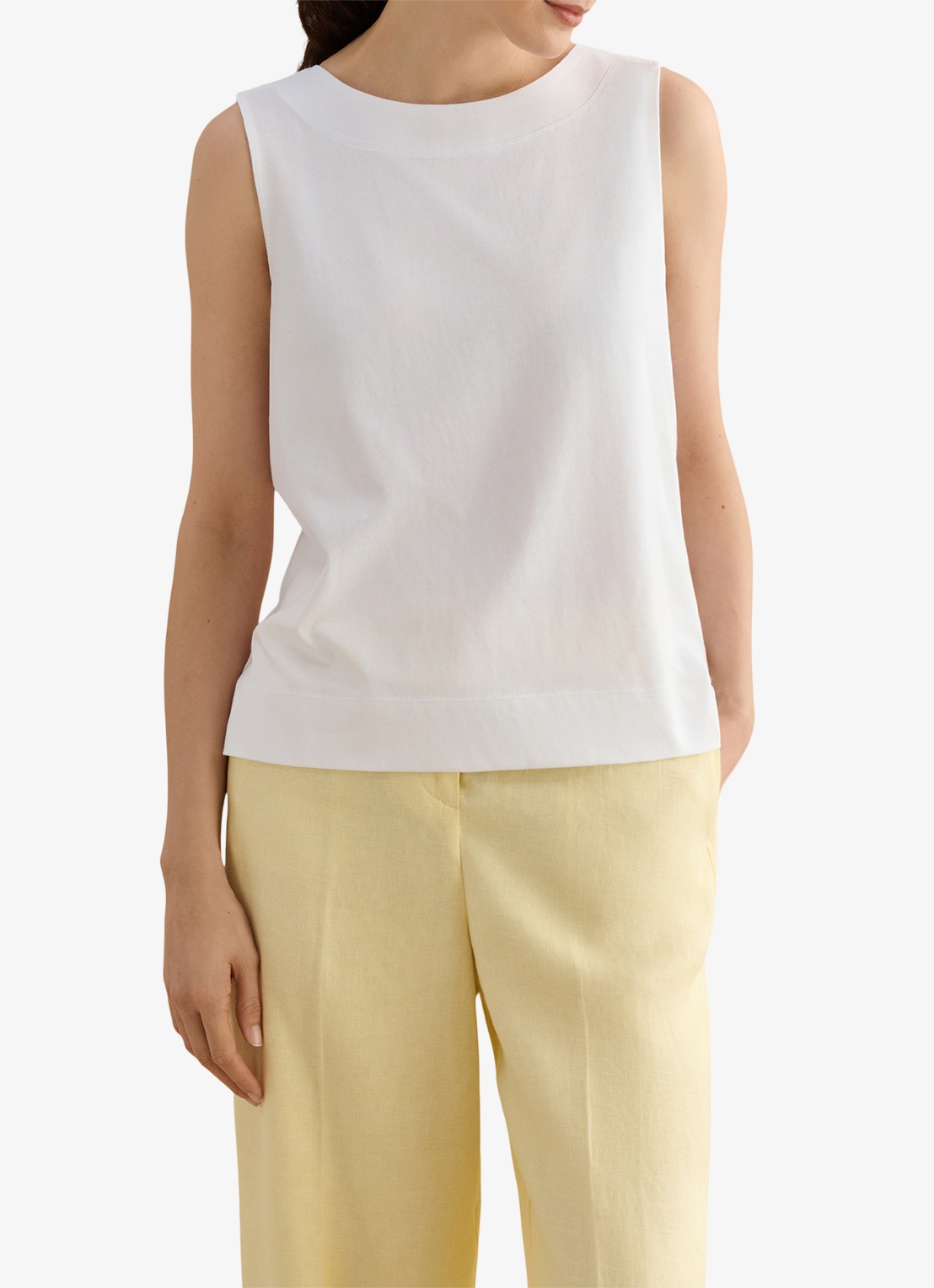 Hobbs Fern tanktop met knoopdetail - detail 4 wit