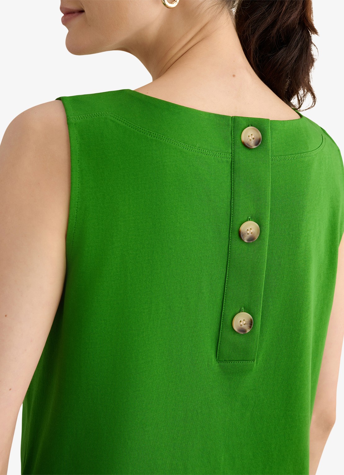 Hobbs Fern tanktop met knoopdetail - detail 2 groen