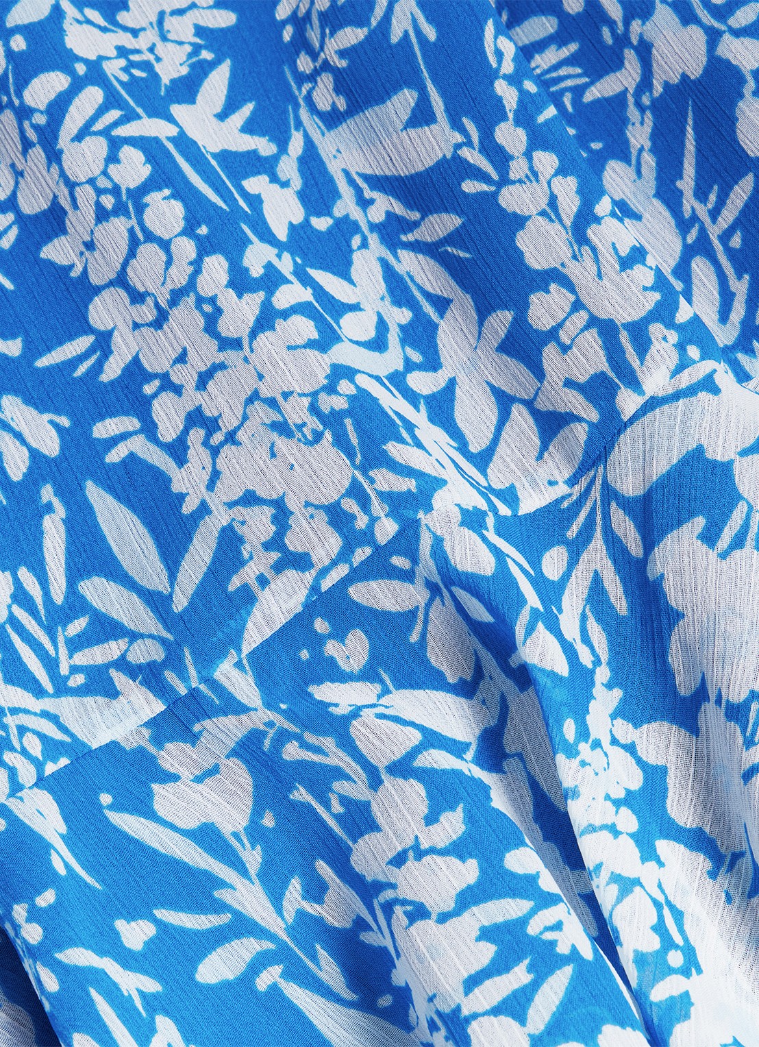 Hobbs Iona mini jurk met bloemenprint - detail 4 blauw