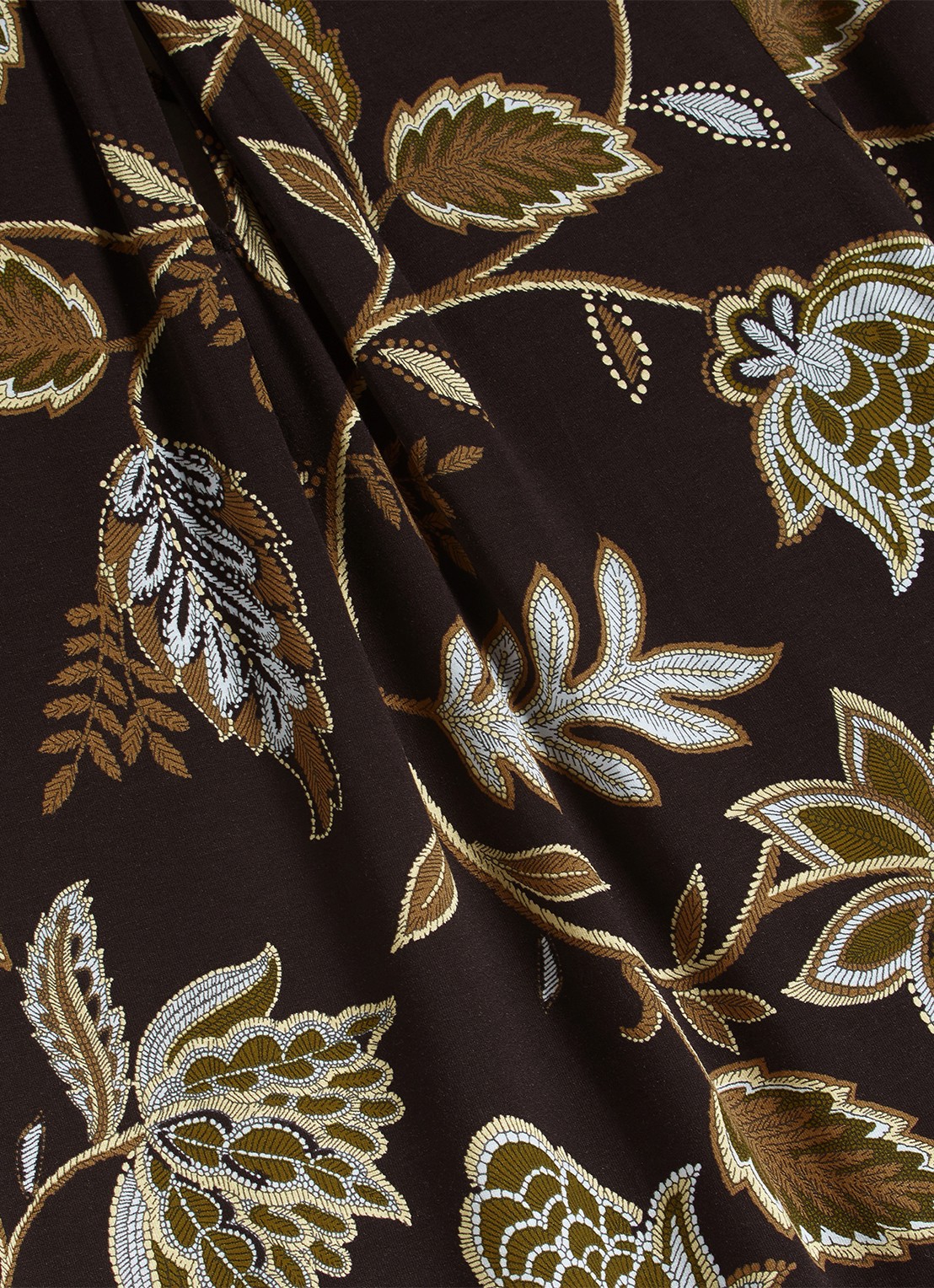 Hobbs Julia top met bloemenprint - detail 2 donkerblauw