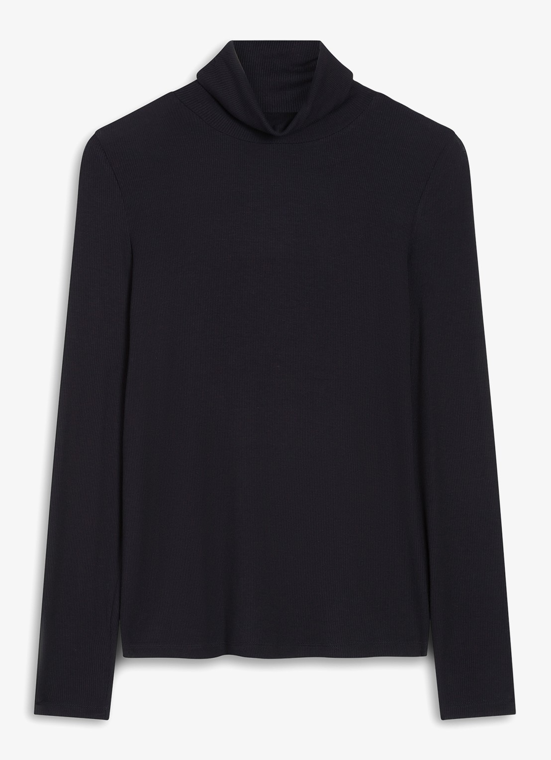 Hobbs Kiera longsleeve met col - voorkant donkerblauw