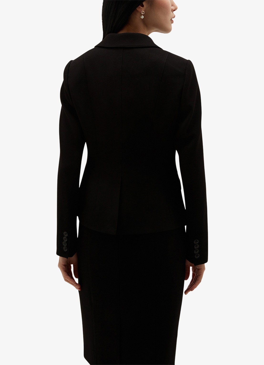 Hobbs Lea blazer met klepzakken - achterkant 3 zwart