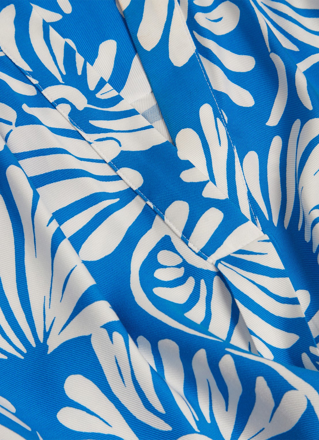 Hobbs Lucille mini tuniekjurk met print  - detail 5 blauw