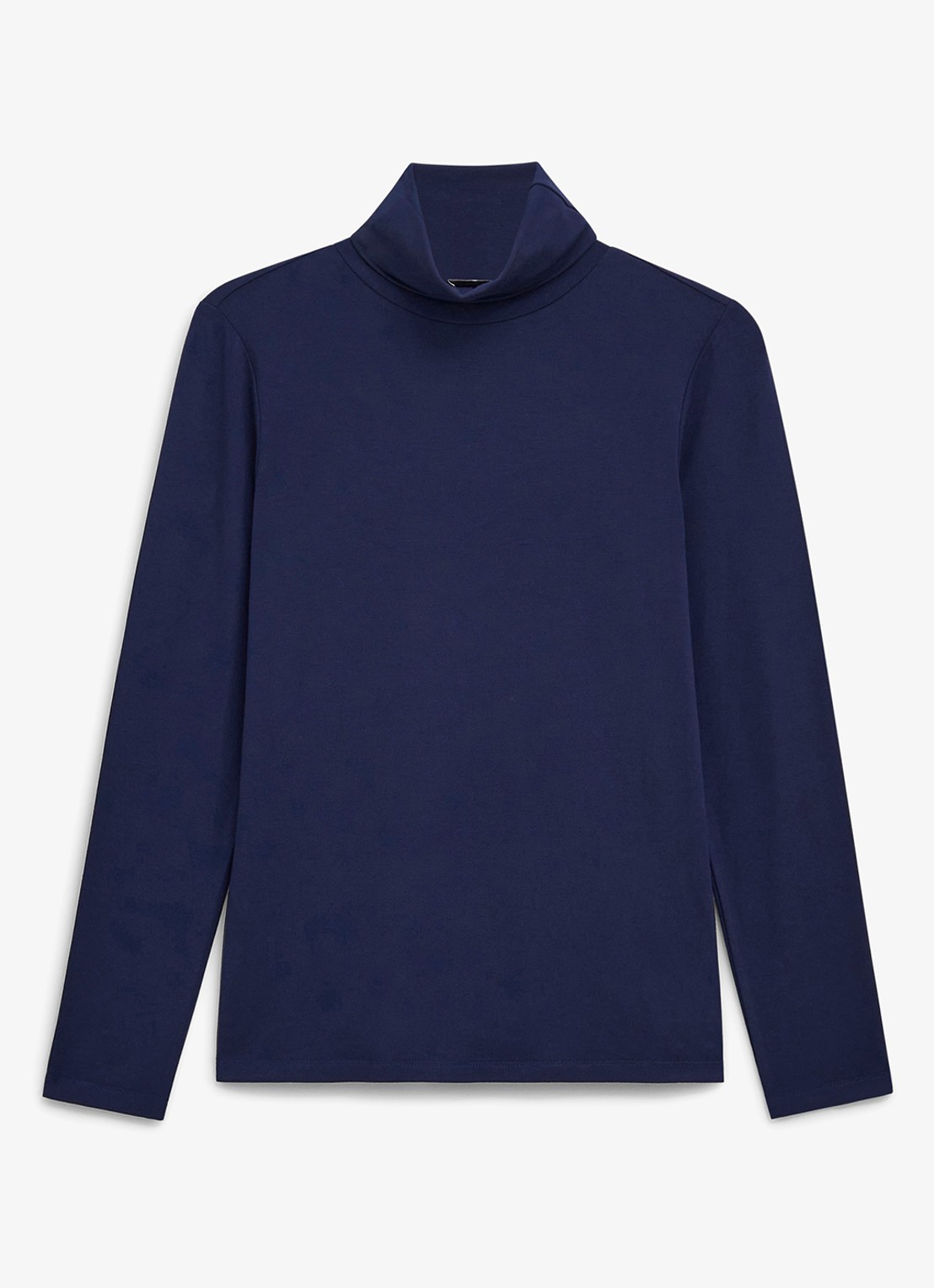 Hobbs Mischa top met col - voorkant 2 donkerblauw