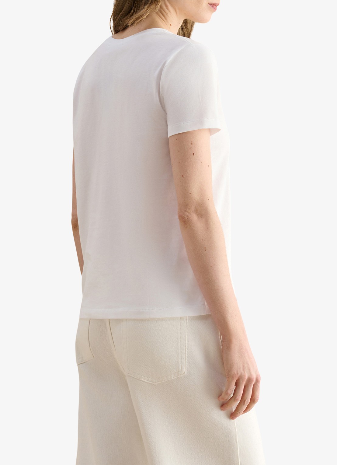 Hobbs Pixie T-shirt met print - achterkant wit