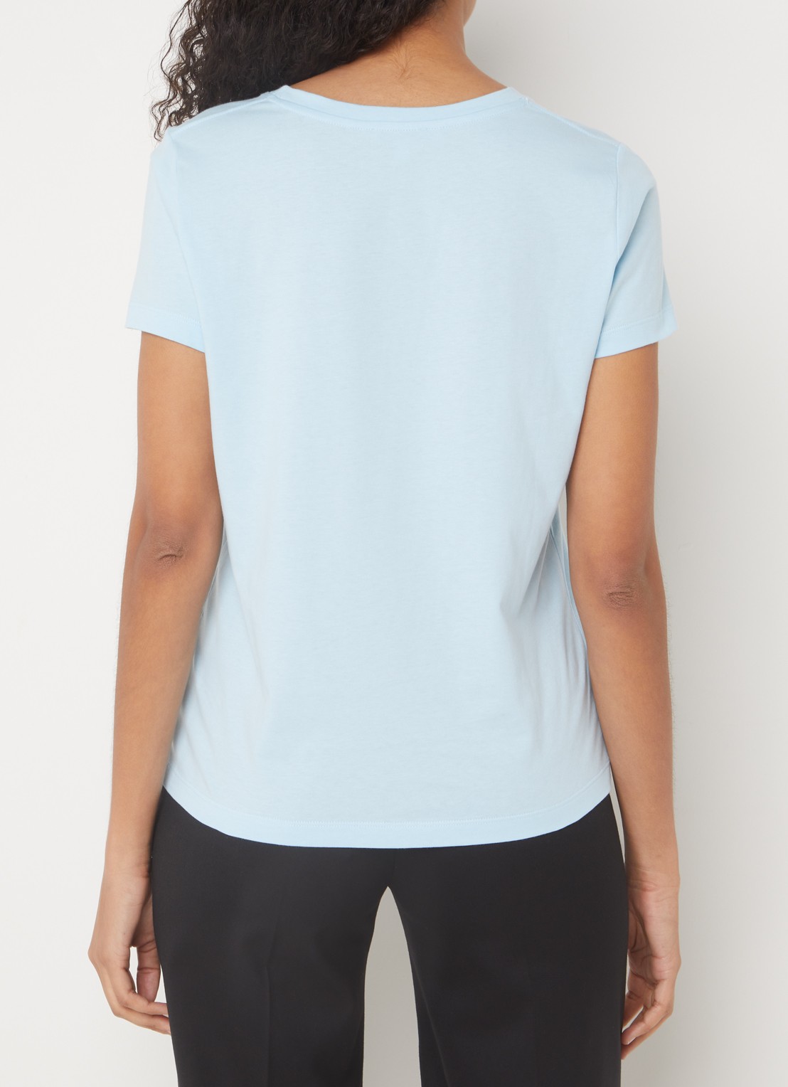 Hobbs Pixie T-shirt met ronde hals - achterkant 2 lichtblauw