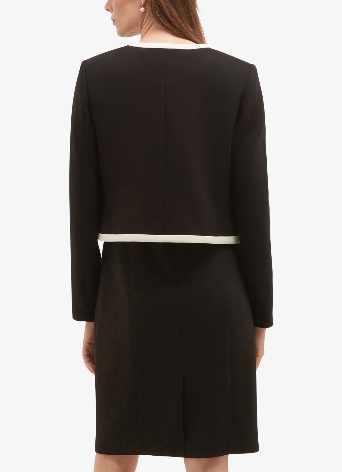 Hobbs Rosalind blazer met klepzakken - achterkant 5 zwart