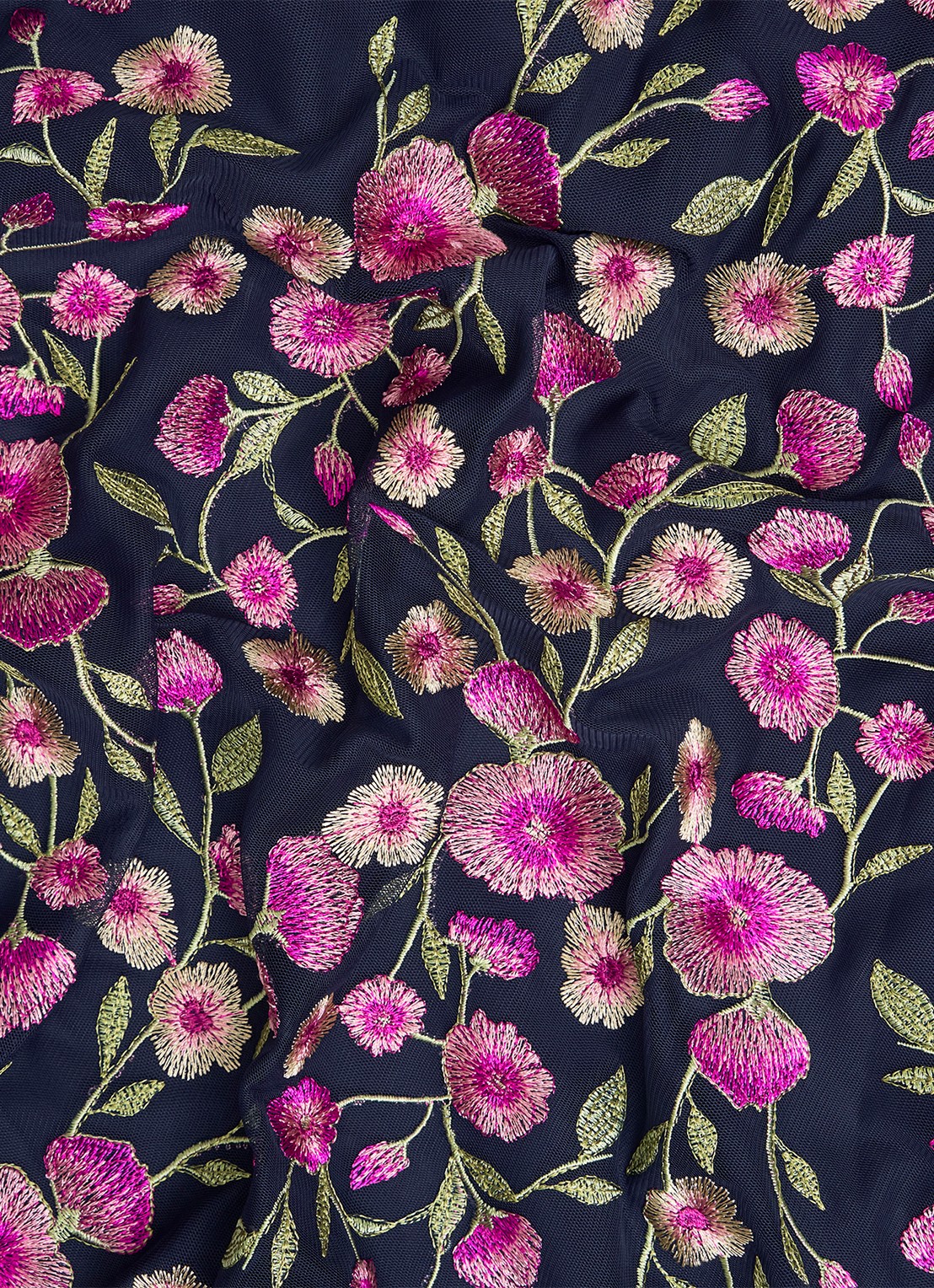 Hobbs Tia midi jurk met bloemenprint - detail 4 roze