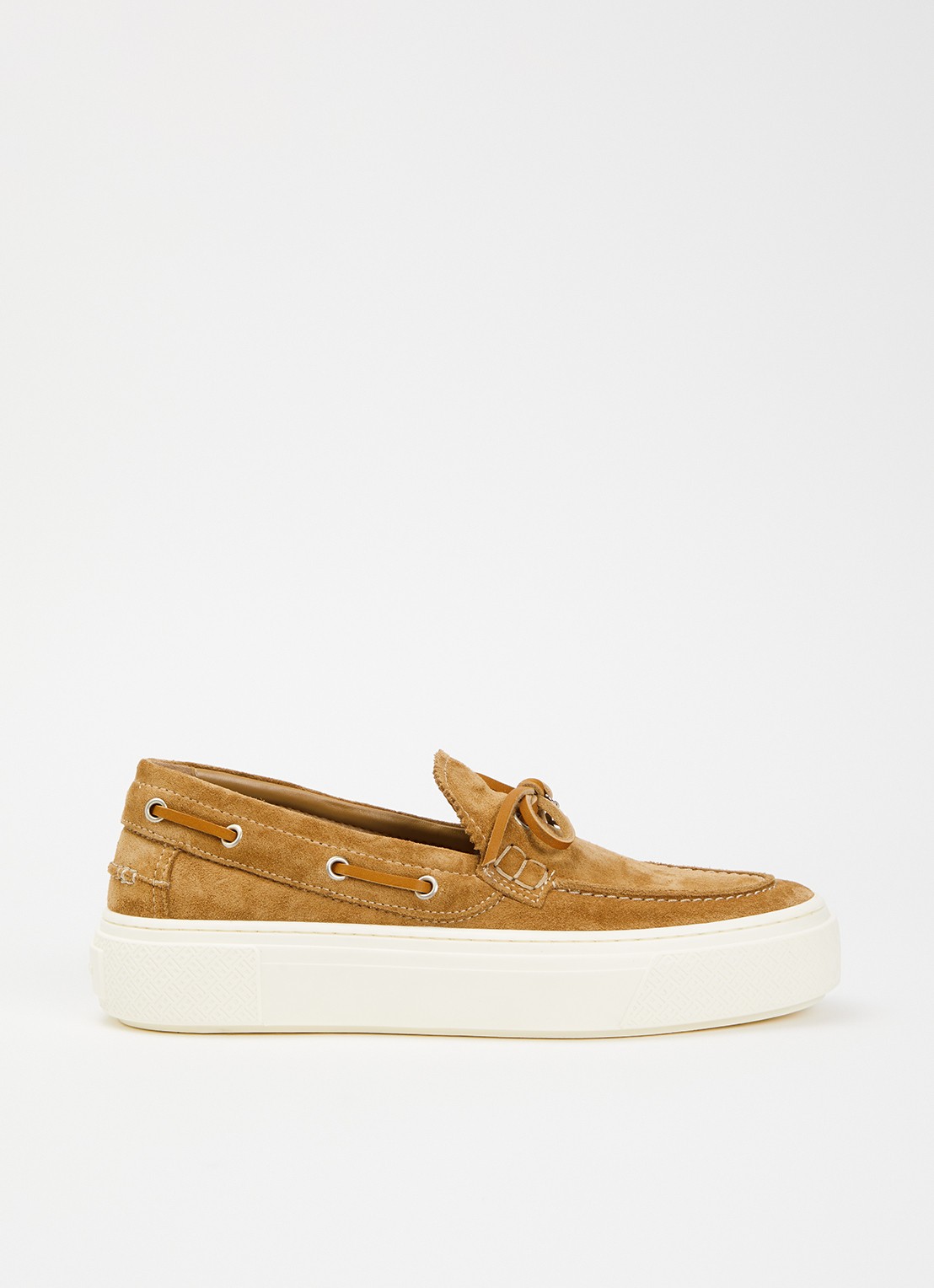 Hogan Bootschoen van suède - voorkant 6 camel