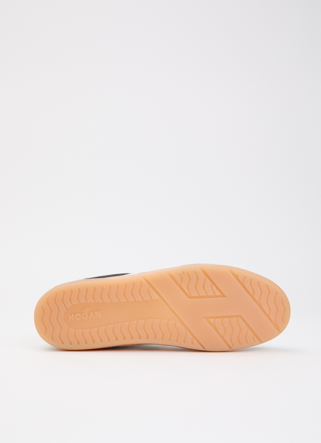 Hogan Cool sneaker van suède met logo - detail 6 donkerblauw