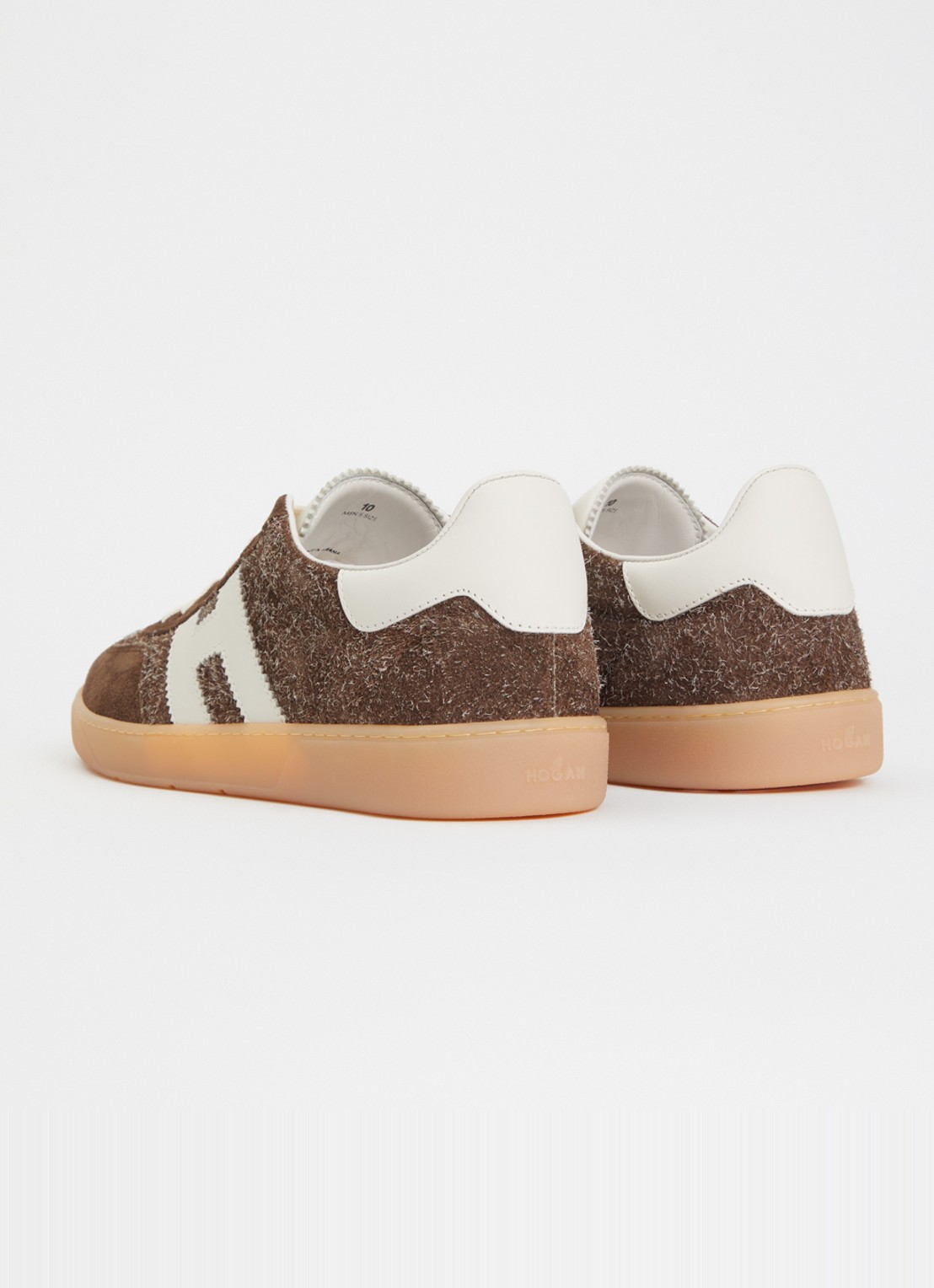 Hogan Cool sneaker van suède - achterkant 6 bruin