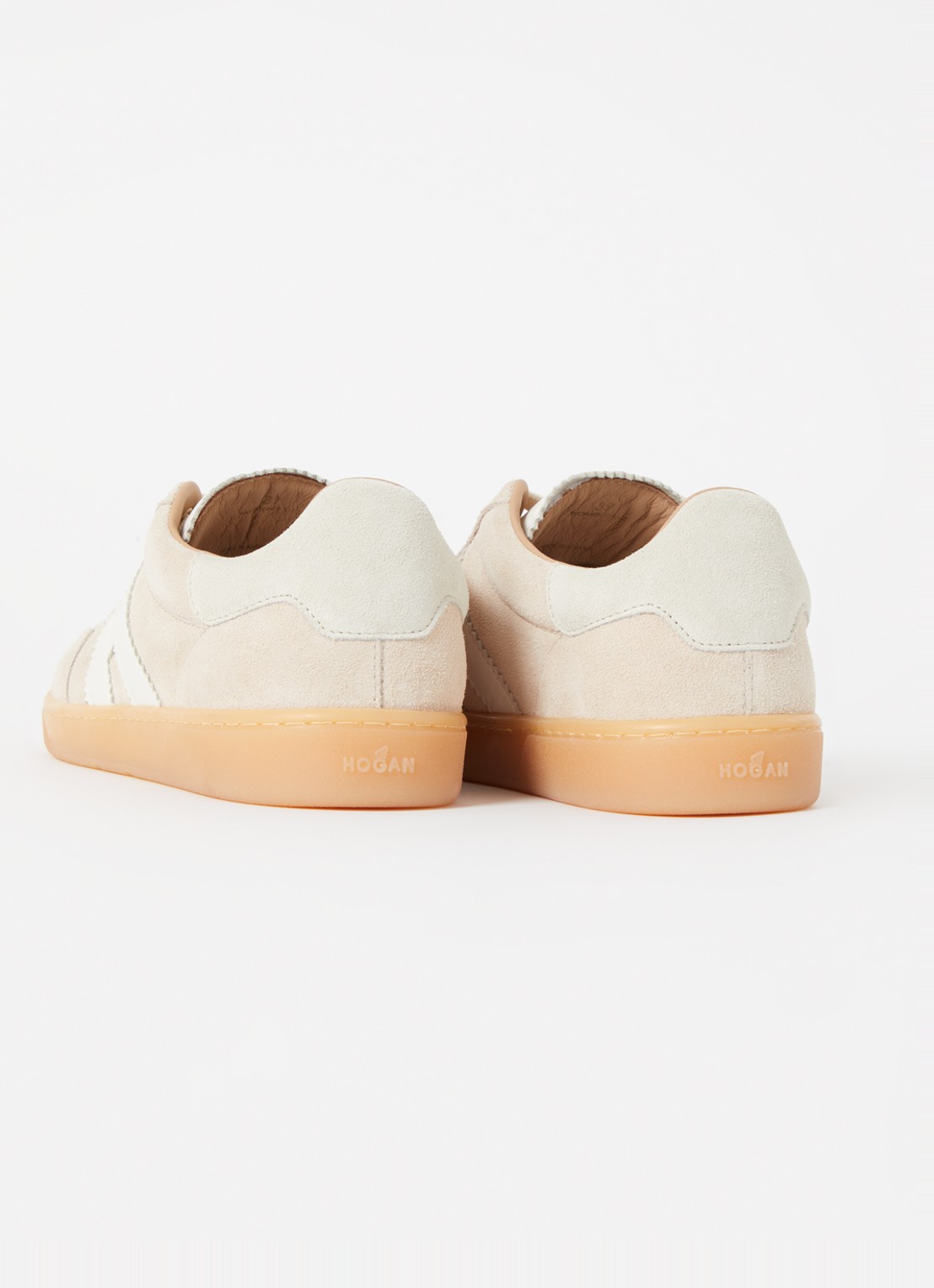 Hogan Cool sneaker van suède - detail 2 beige