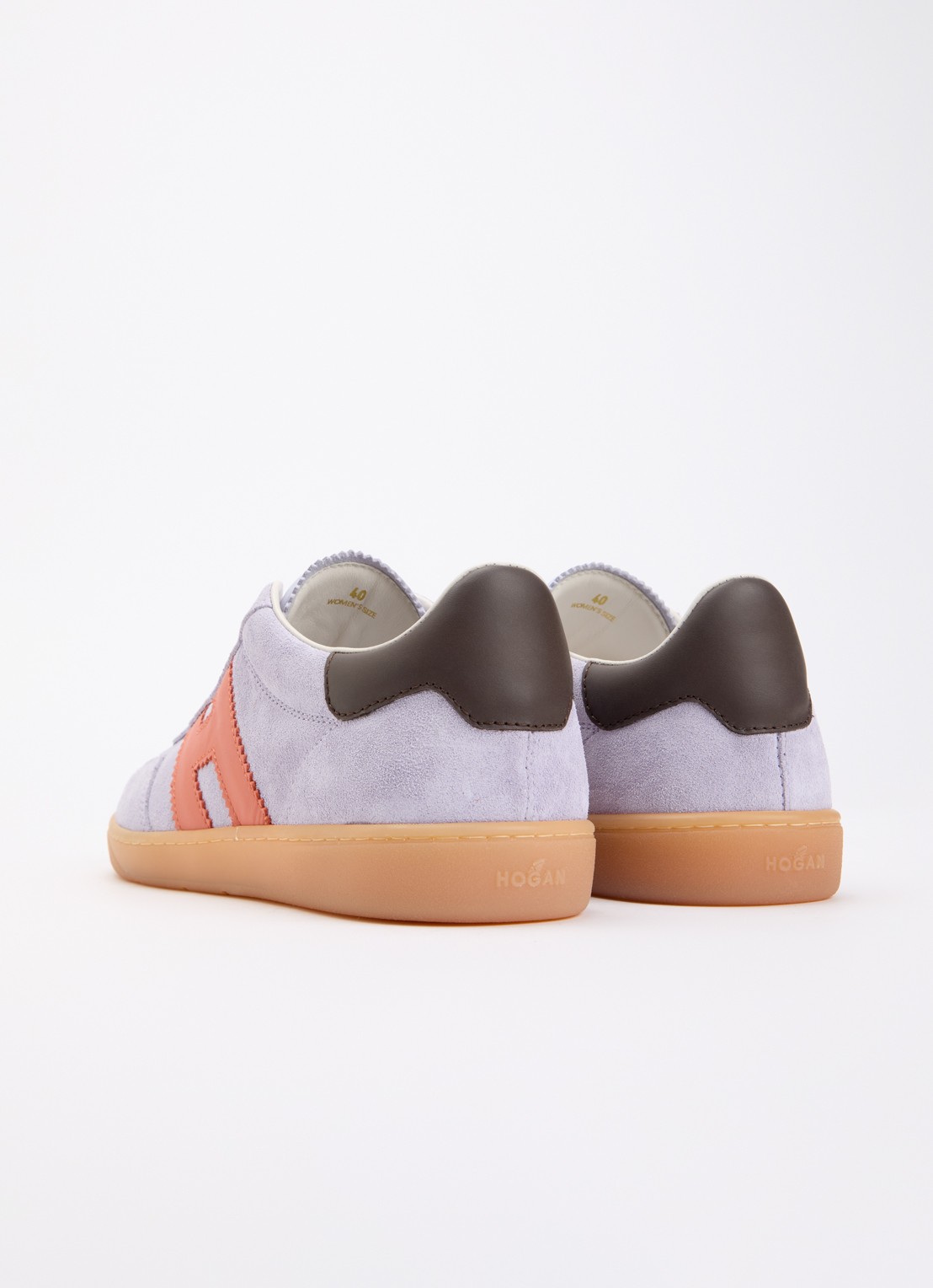Hogan Cool sneaker van suède  - achterkant 7 lila