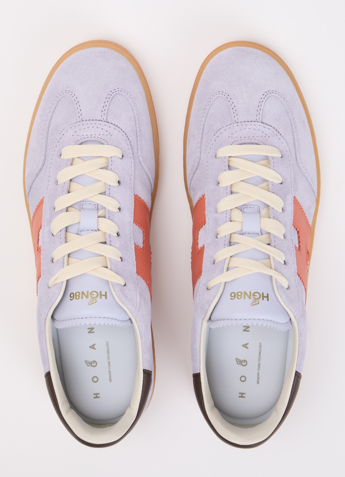 Hogan Cool sneaker van suède  - detail 2 lila