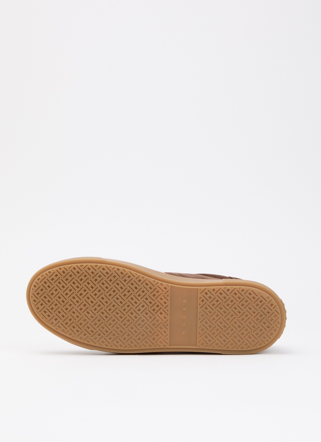 Hogan Crosswind sneaker van suède - detail 4 bruin
