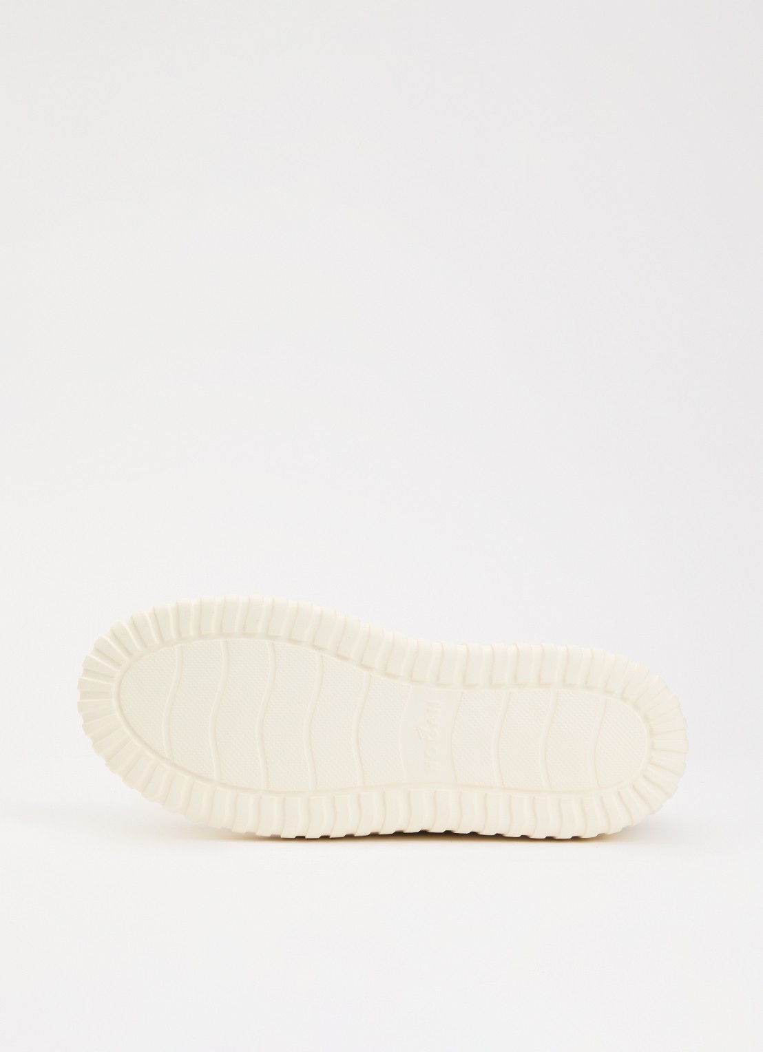 Hogan H-Stripes sneaker van suède met plateauzool - detail 4 beige