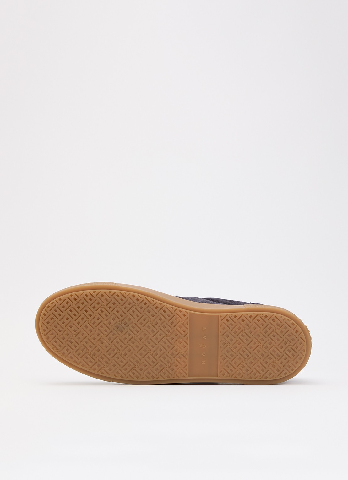 Hogan H705 sneaker van suède - detail 5 donkerblauw